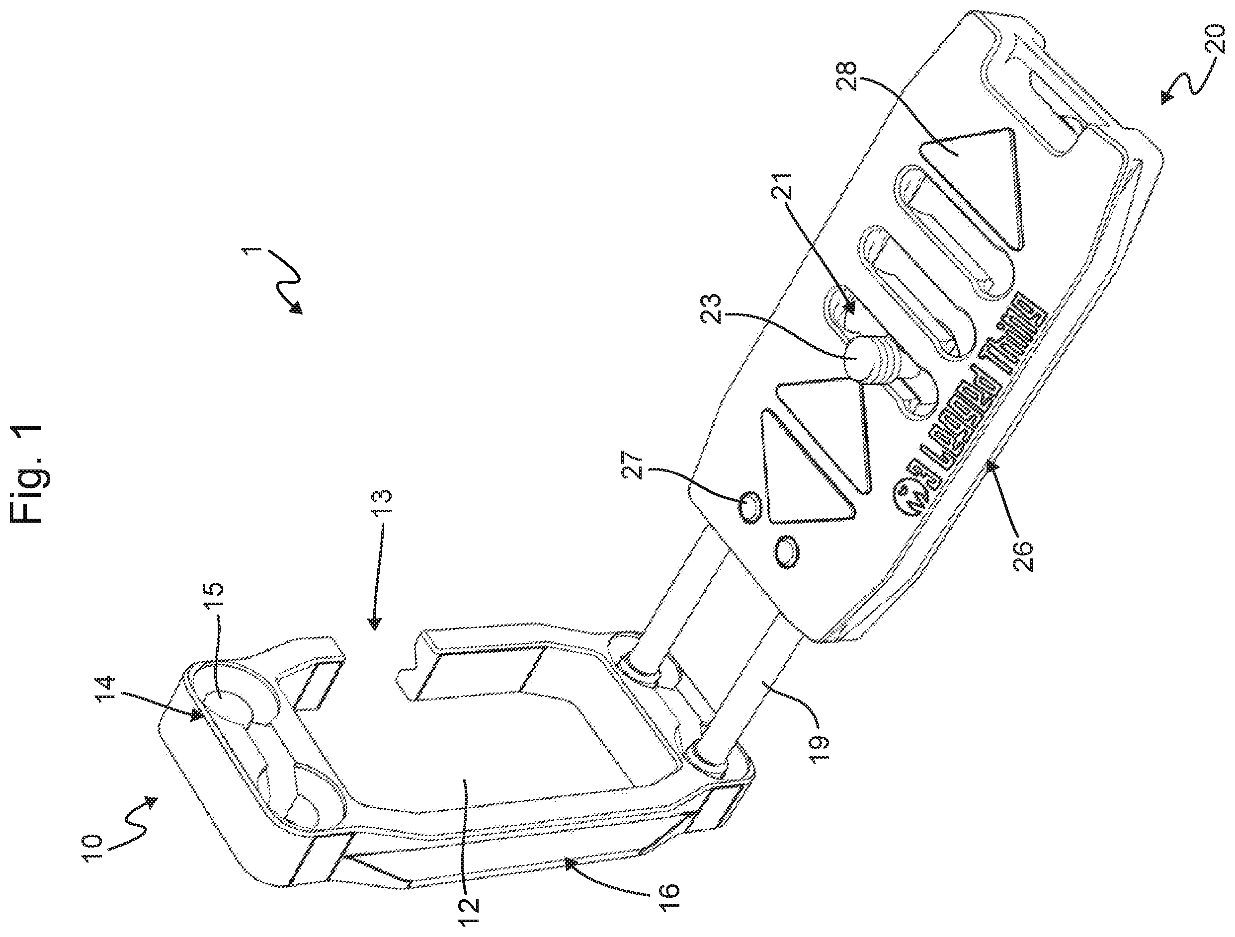 Patent US12129956 Figure 1 – L-bracket