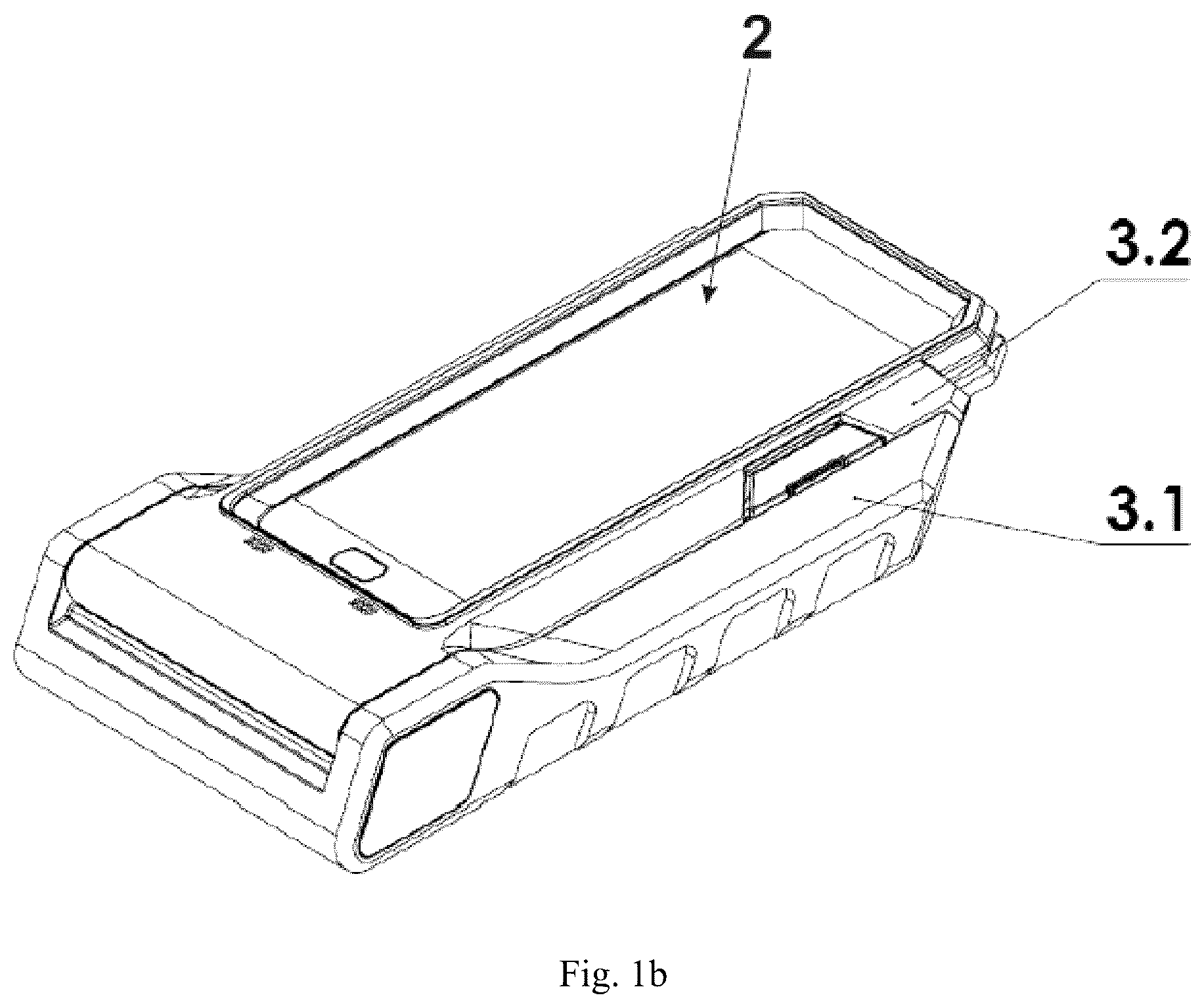 Patent US12129958 Figure 2 – Hand-held device for recording of living skin areas of human autopods and documents