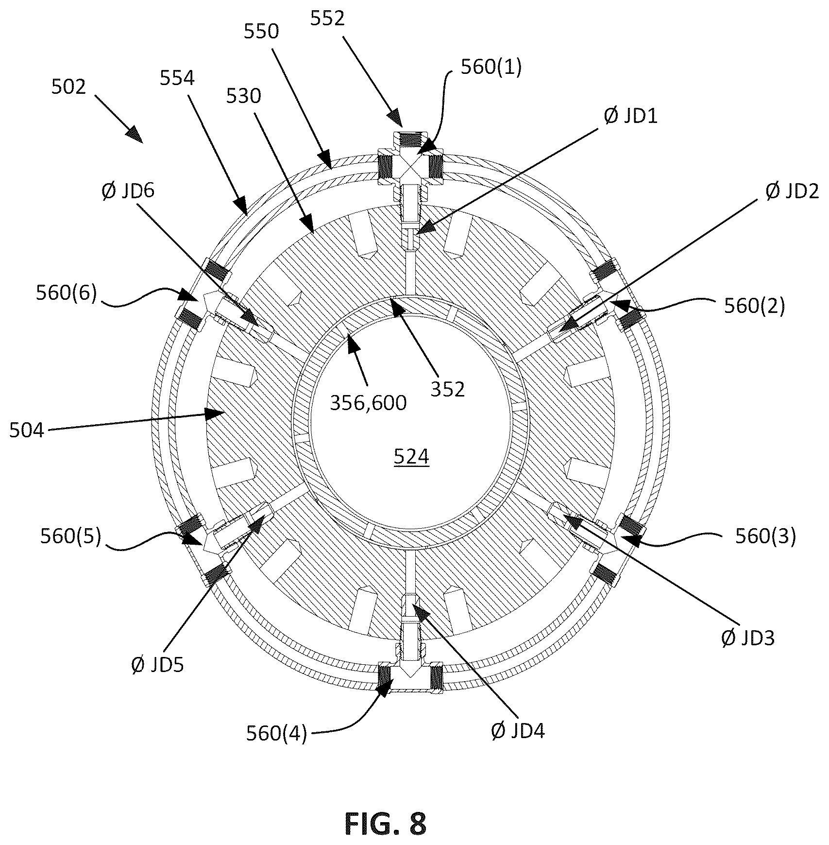 Patent US12129964 Figure 6 – Lubrication delivery for pump packing assembly