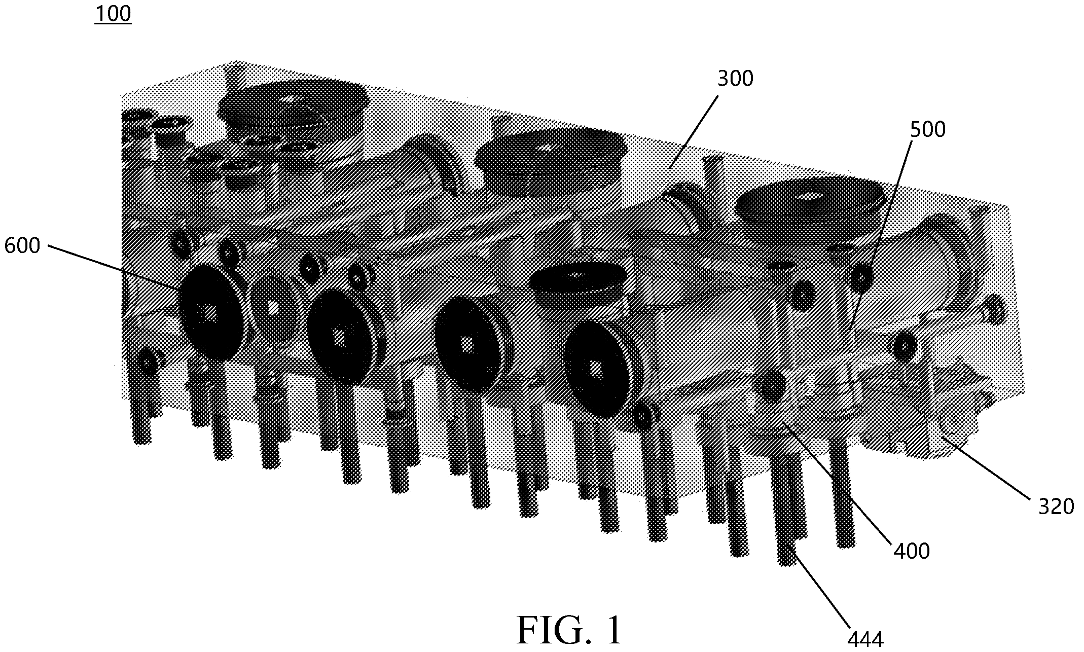 Patent US12129965 Figure 1 – Lubrication atomization for a gas cylinder arrangement