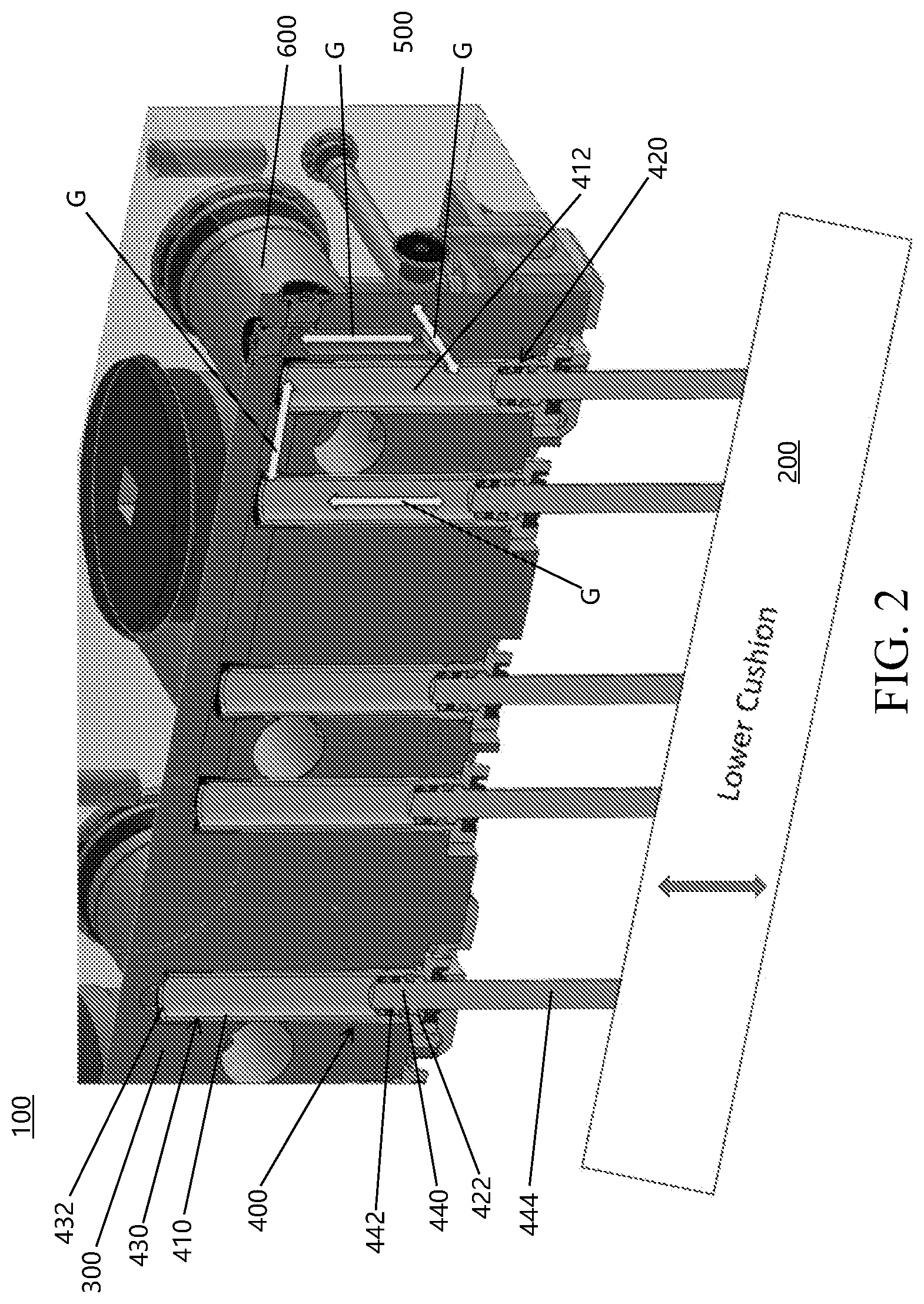 Patent US12129965 Figure 2 – Lubrication atomization for a gas cylinder arrangement