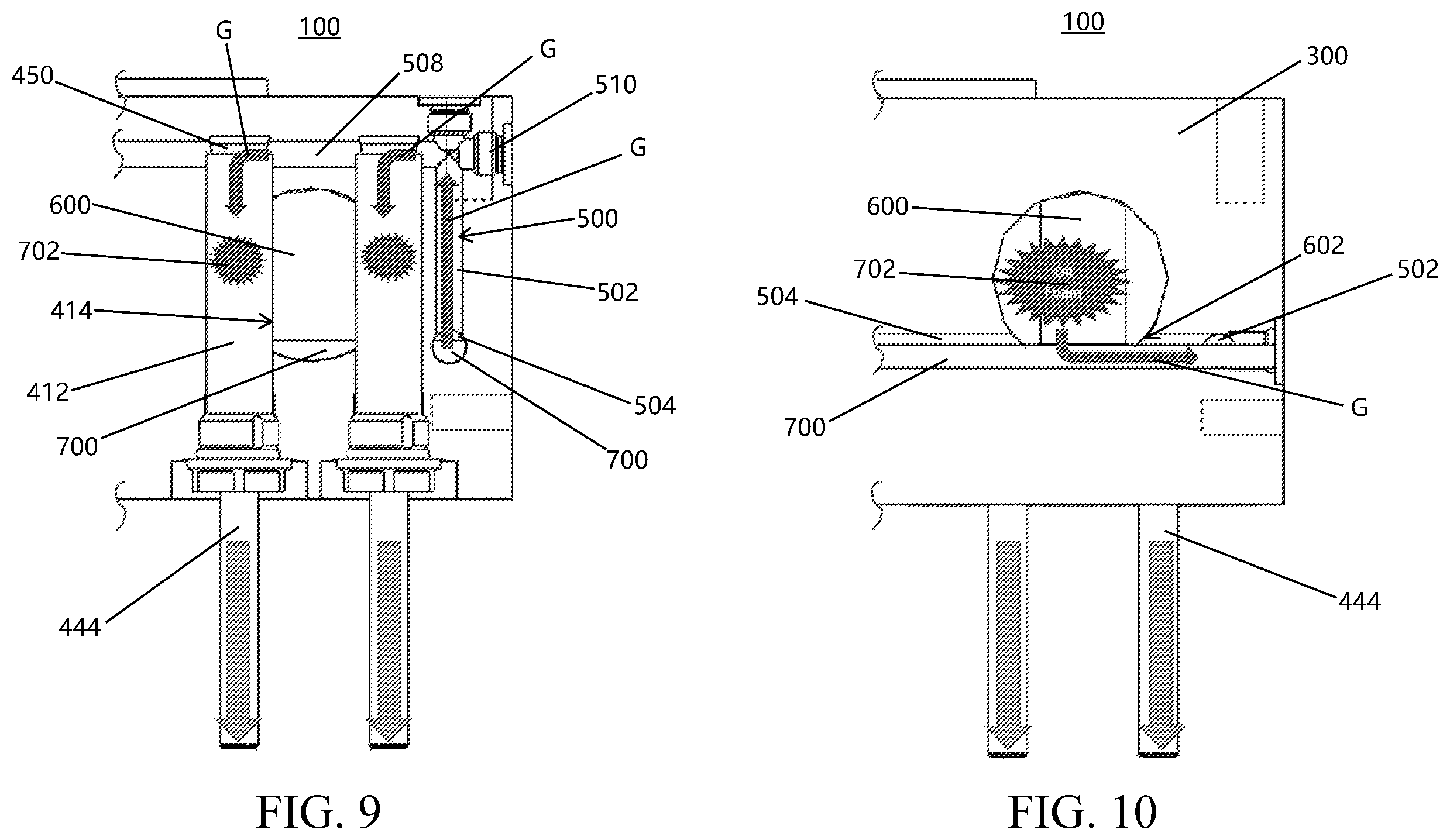 Patent US12129965 Figure 6 – Lubrication atomization for a gas cylinder arrangement