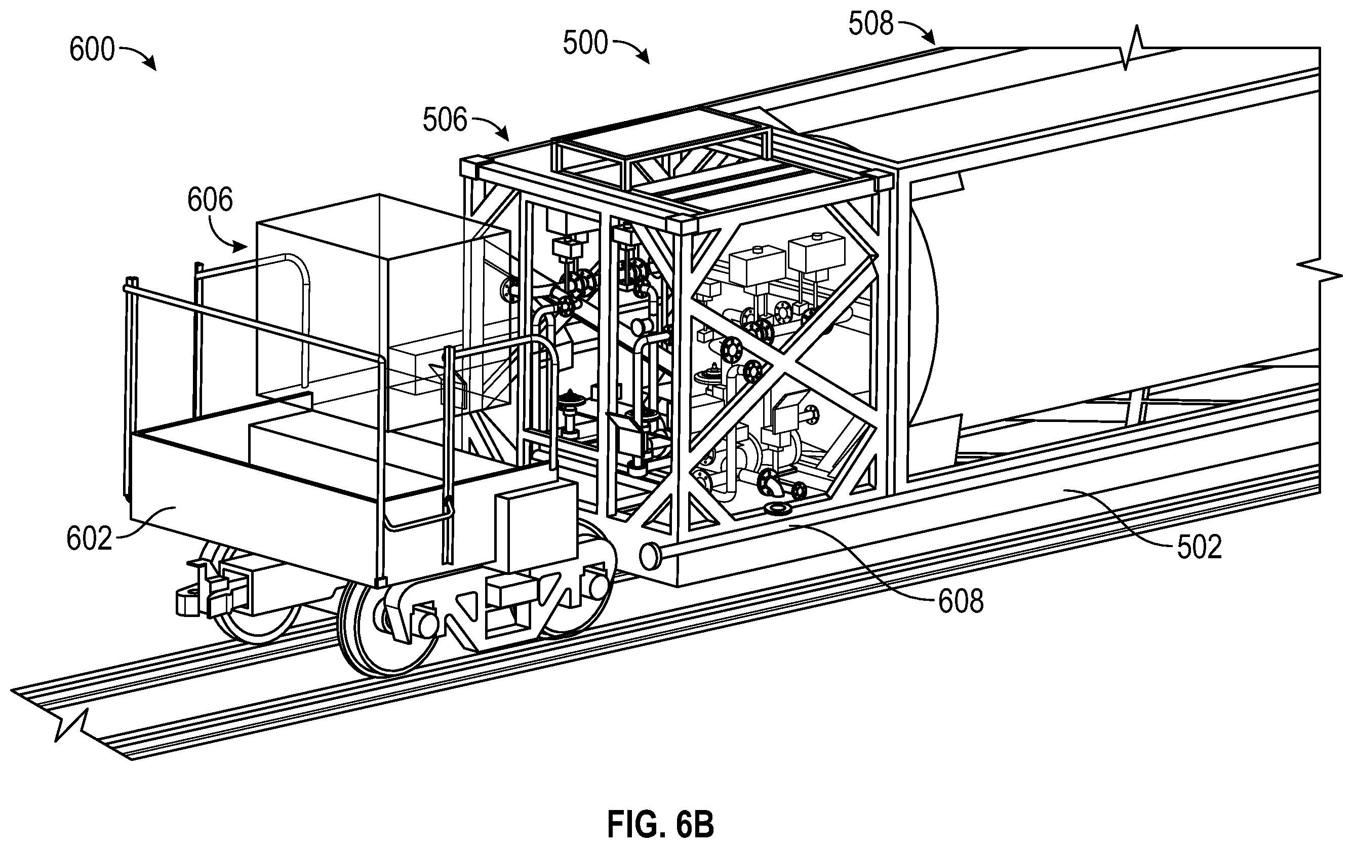 Patent US12129969 Figure 7 – Apparatus, system, and method for temporary liquid commodity transfer stations