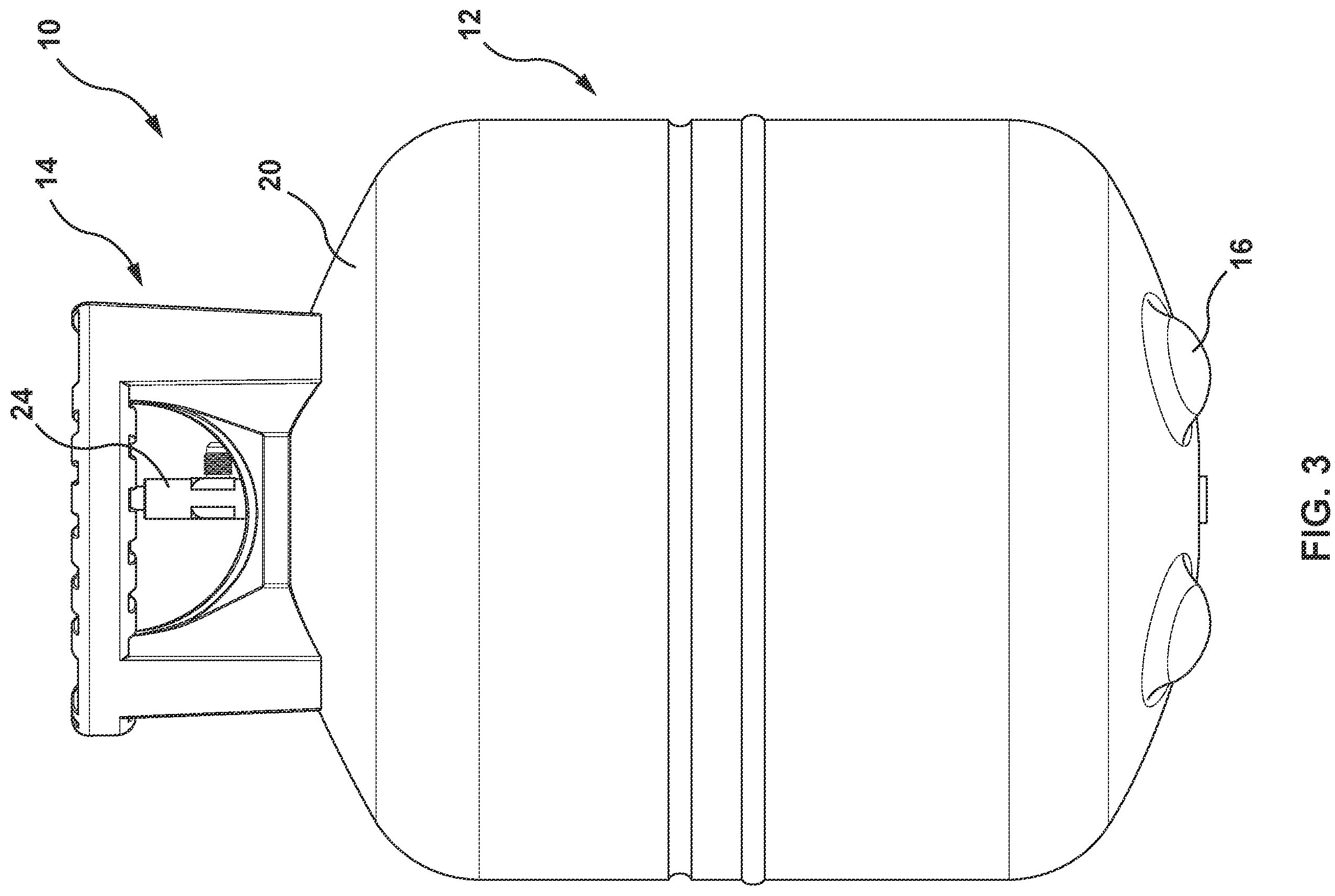 Patent US12129970 Figure 3 – Handle for a portable cylinder