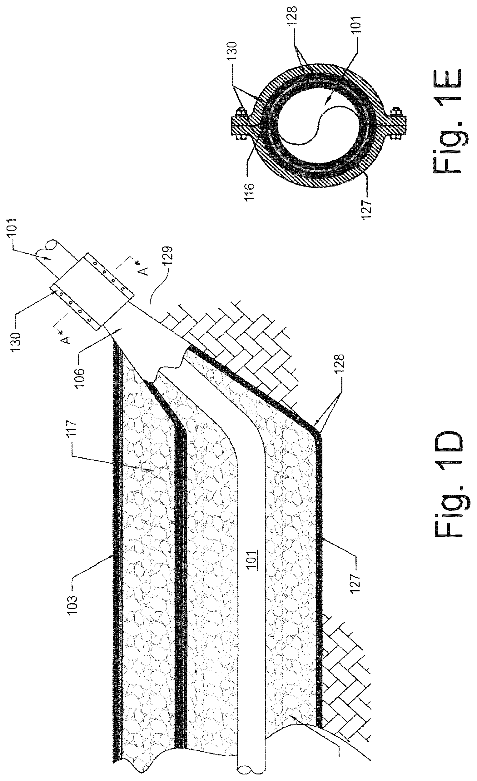 Patent US12129974 Figure 3 – System and method for leak containment, leak detection, and corrosion mitigation in a pipeline environment