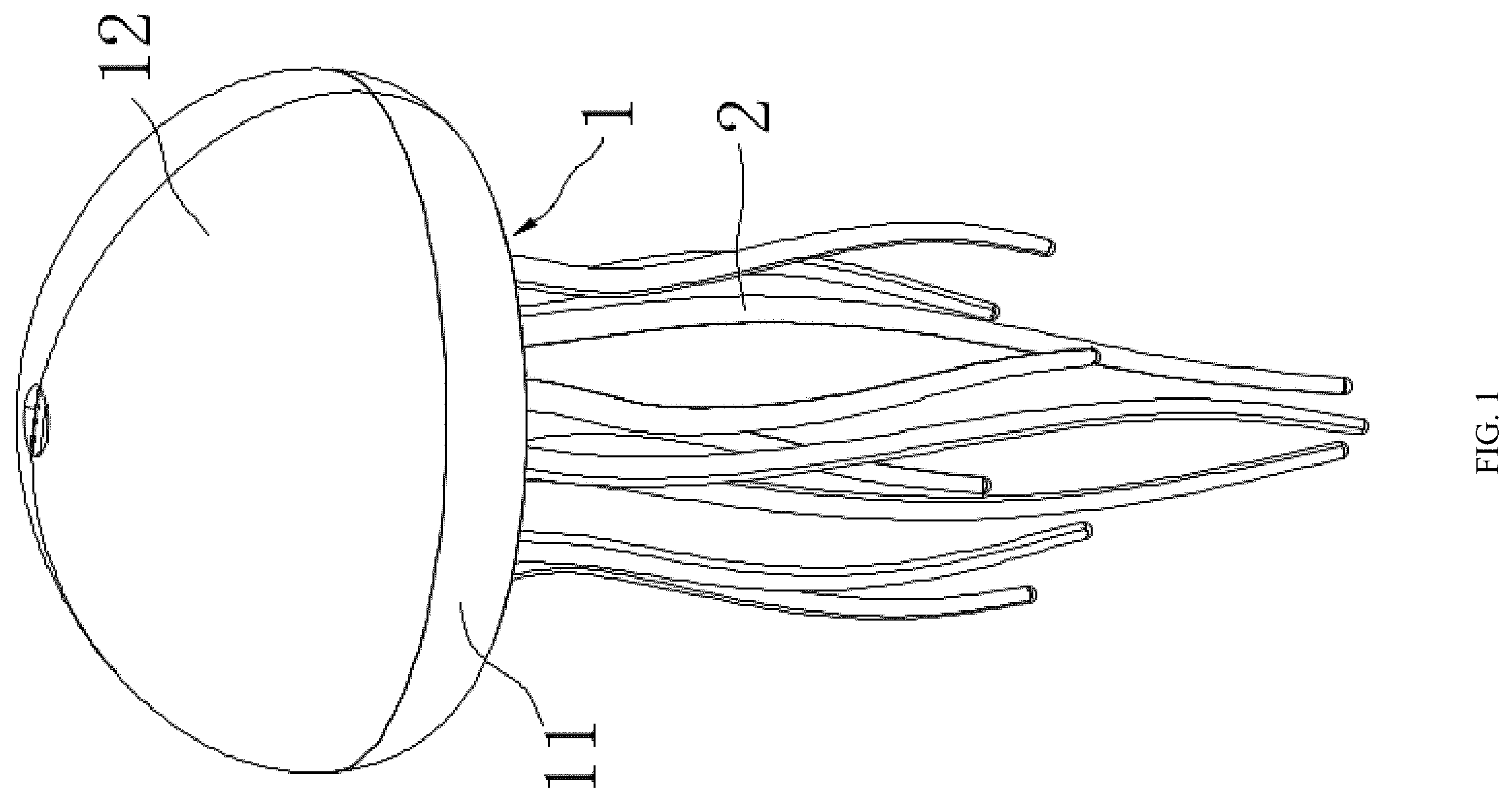 Patent US12129976 Figure 1 – Tentacle animal bionic lamp