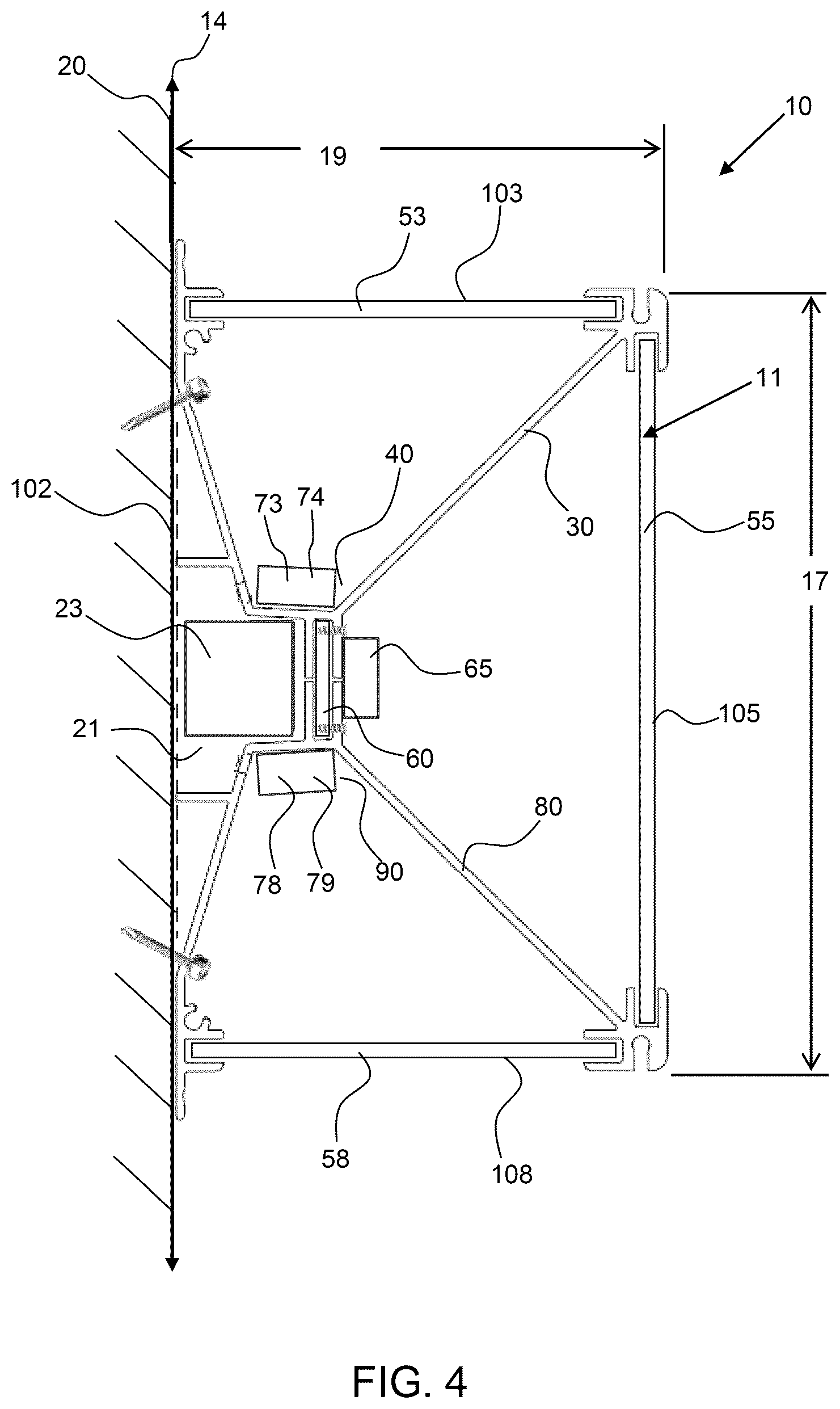 Patent US12129978 Figure 4 – Size adjustable light emitting diode light system with three light projection planes