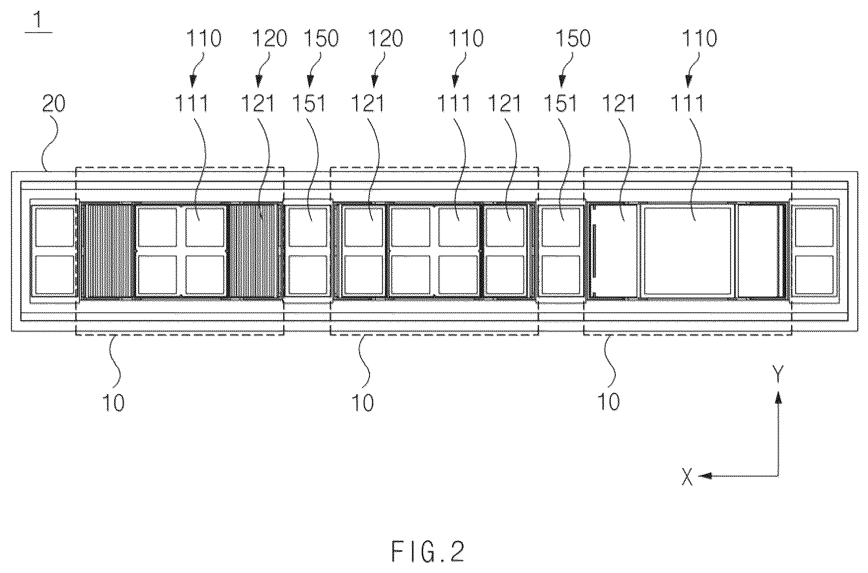 Patent US12129984 Figure 2 – Lamp for vehicle