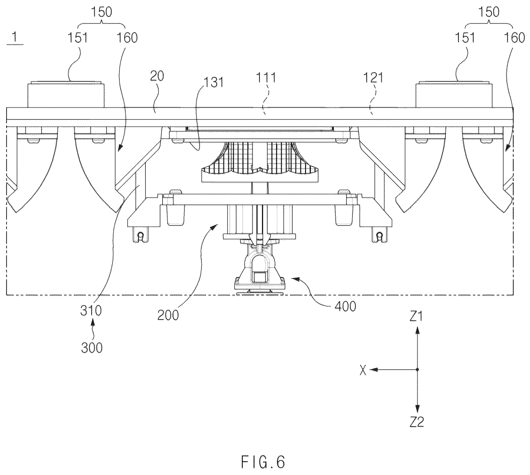 Patent US12129984 Figure 6 – Lamp for vehicle