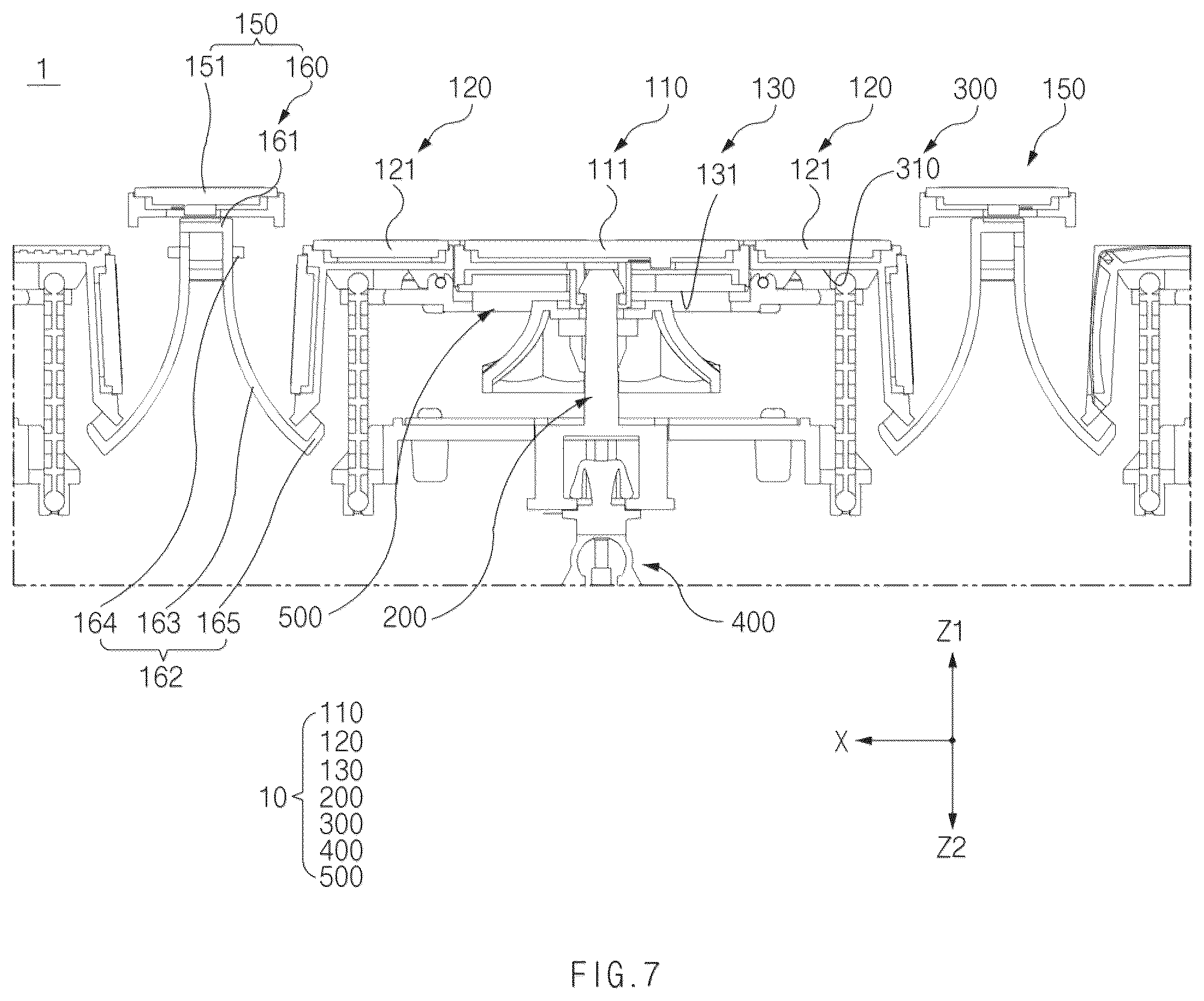 Patent US12129984 Figure 7 – Lamp for vehicle