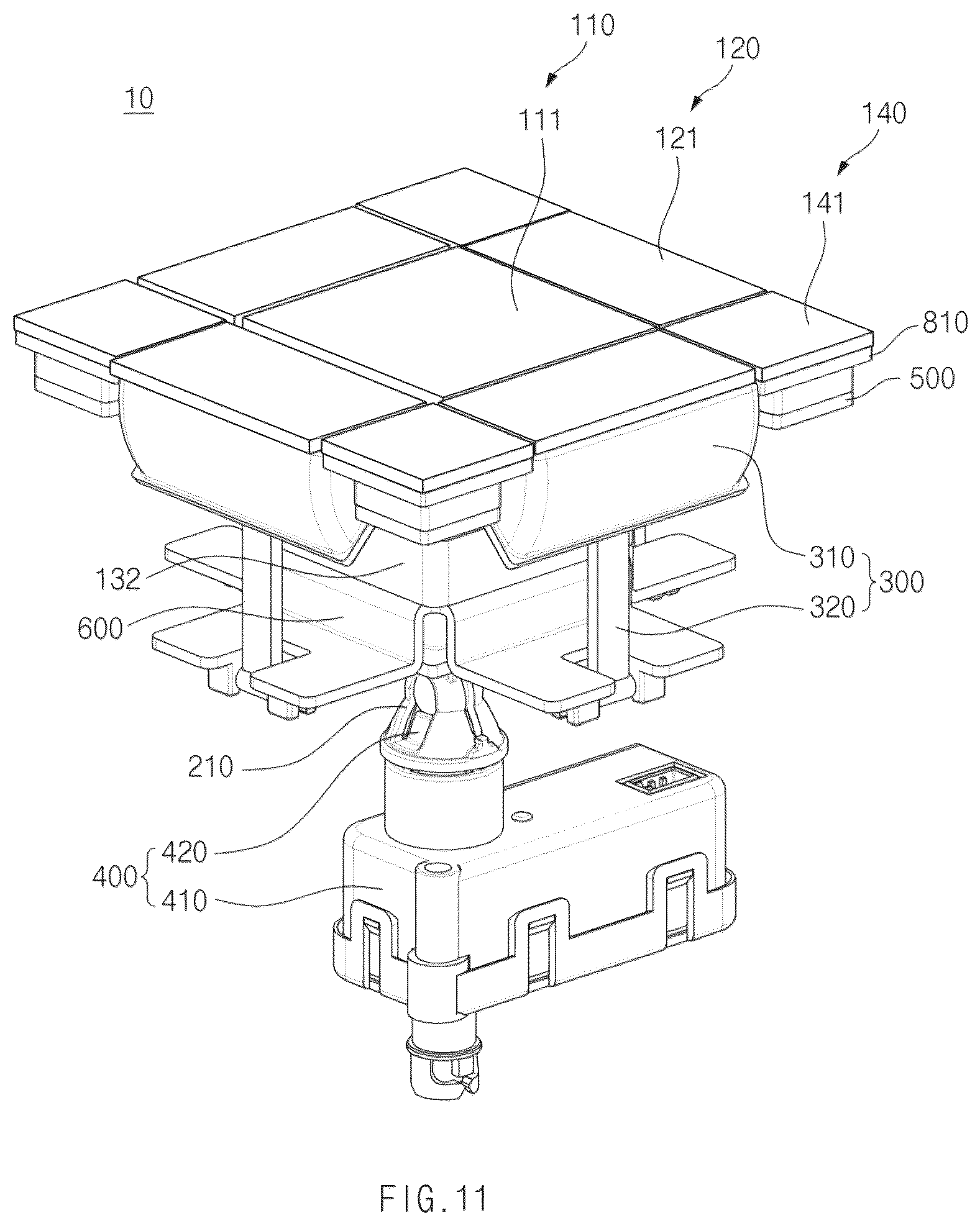Patent US12129984 Figure 11 – Lamp for vehicle