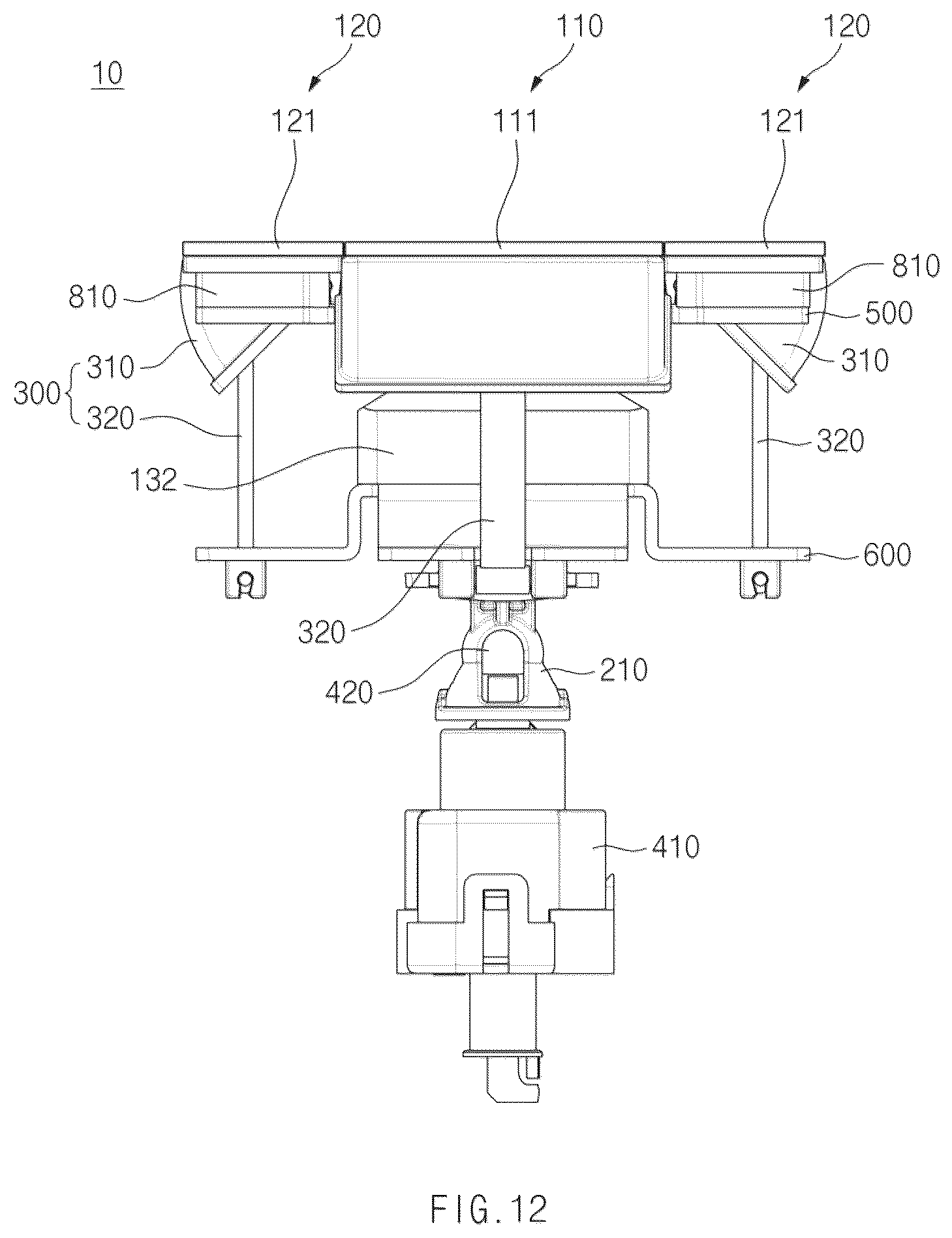 Patent US12129984 Figure 12 – Lamp for vehicle