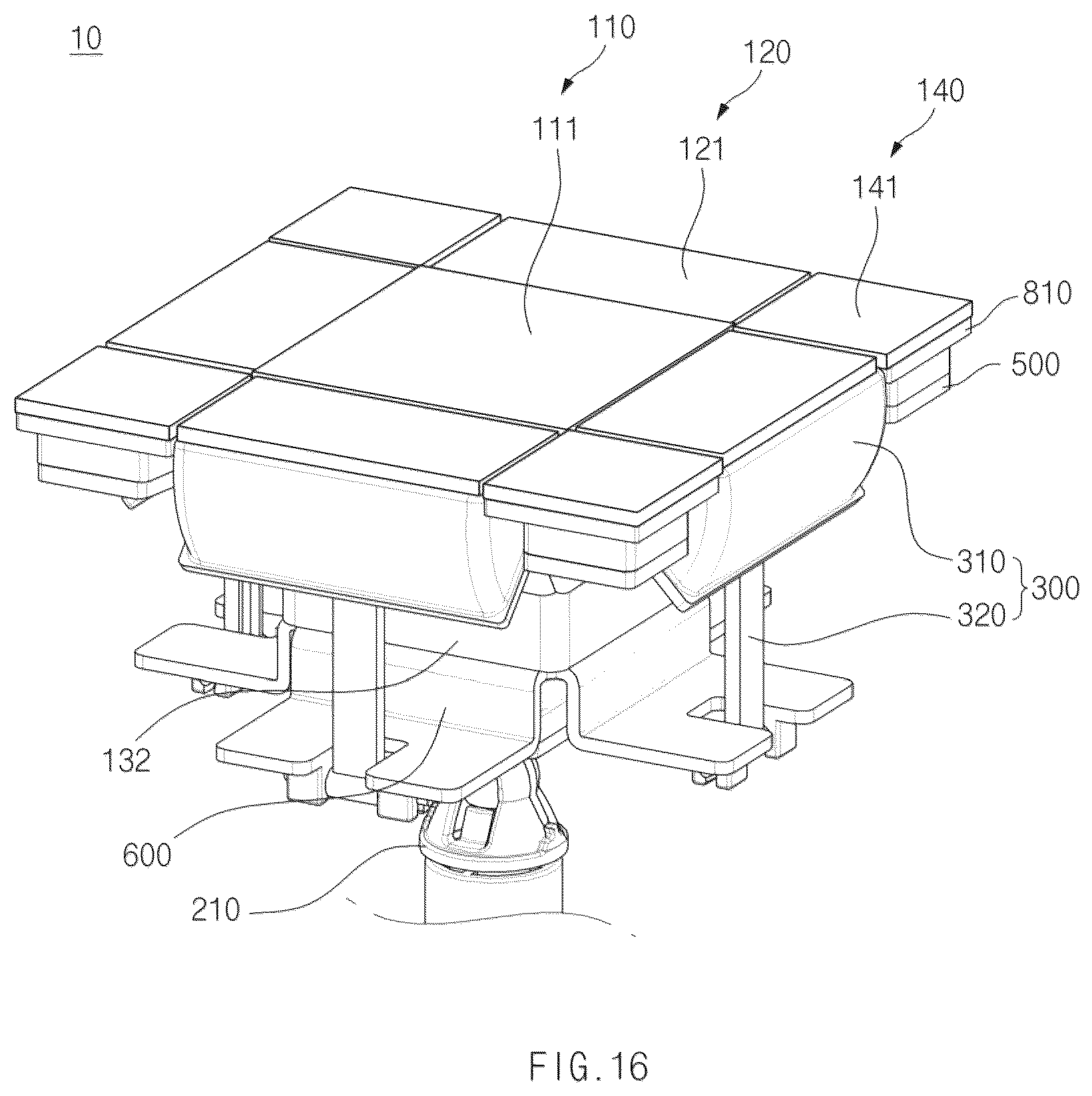 Patent US12129984 Figure 16 – Lamp for vehicle