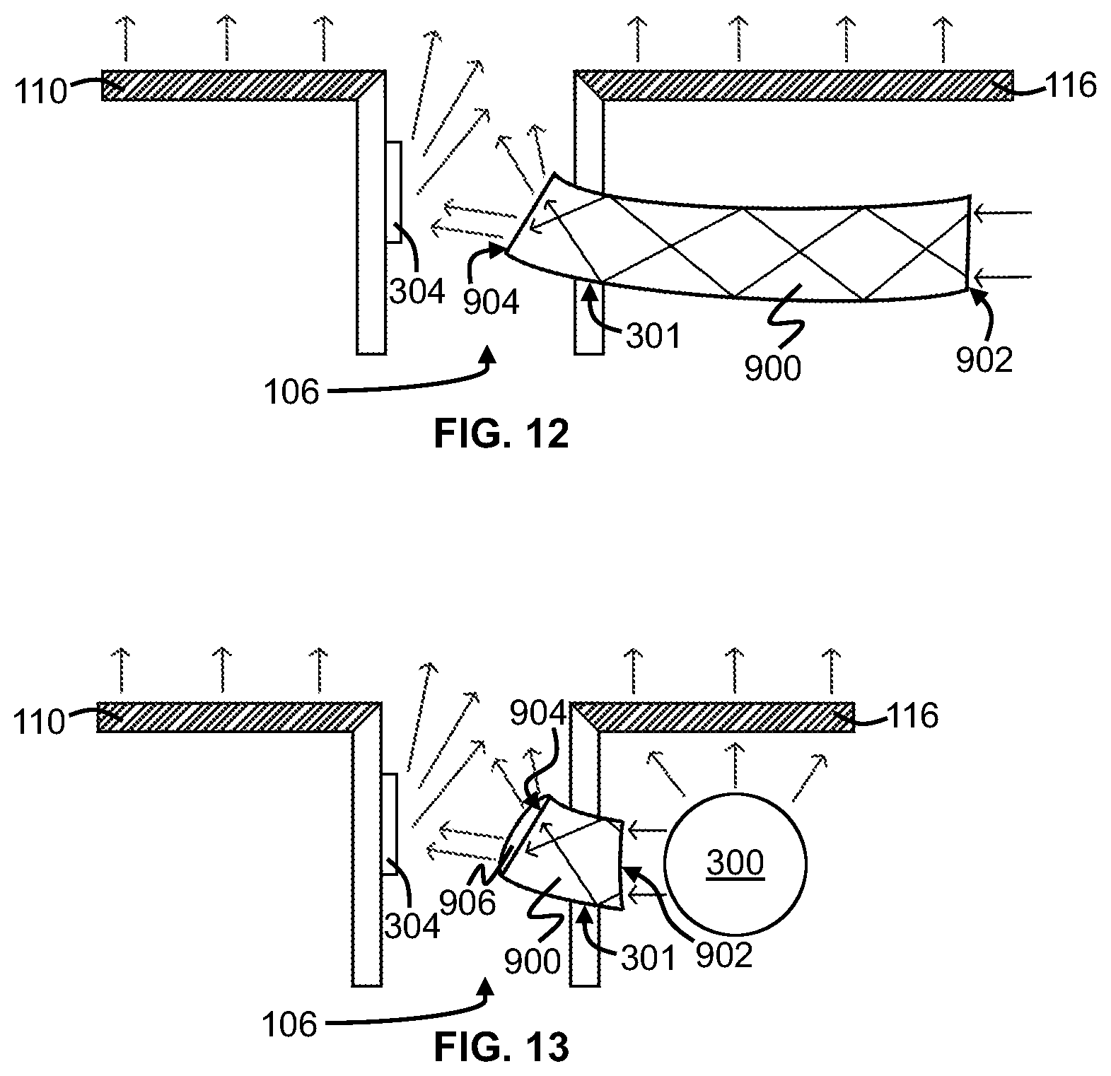 Patent US12129986 Figure 7 – Closeout with flexible light guide for gap lighting