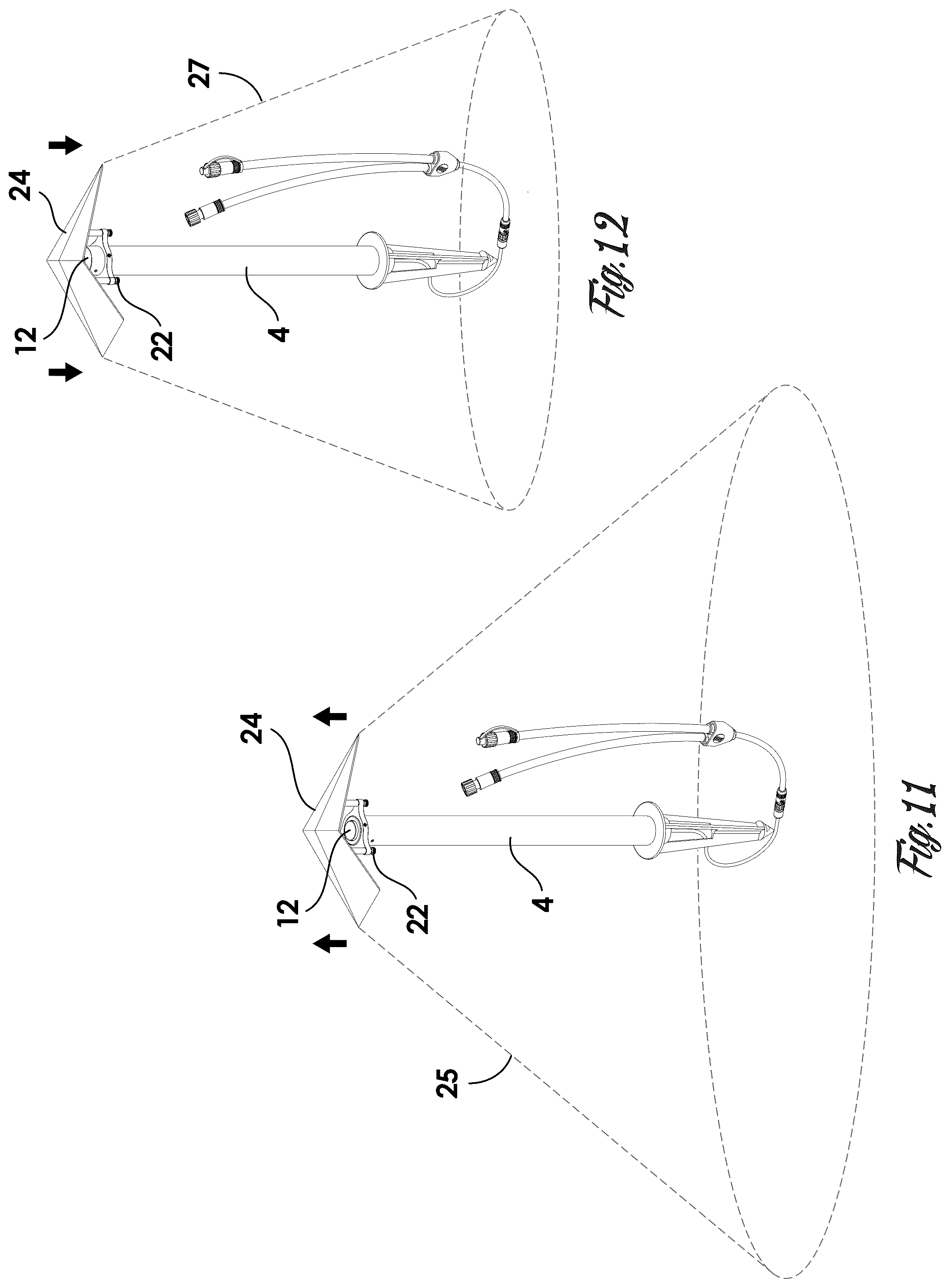 Patent US12129987 Figure 5 – Landscape lighting fixture with adjustable bollard shroud
