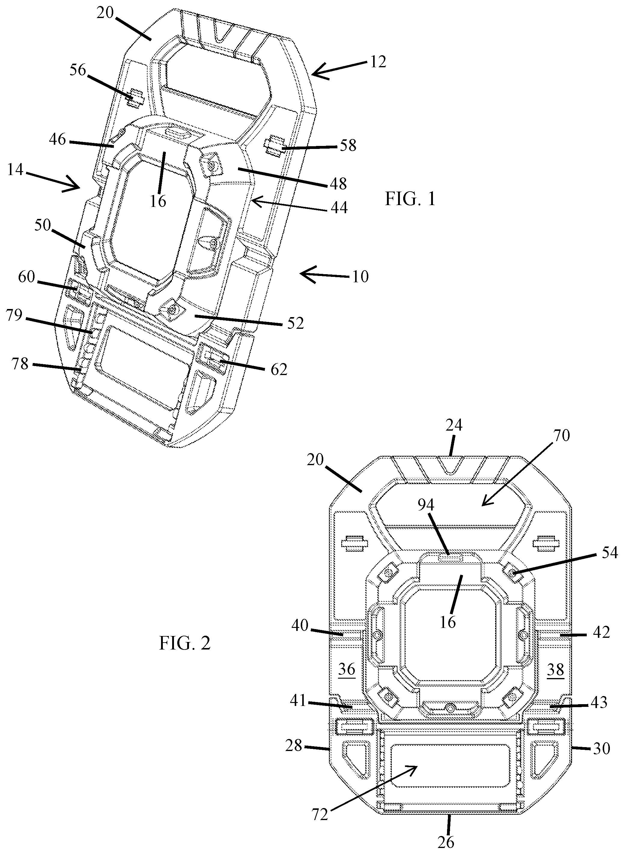Patent US12129991 Figure 1 – Flexible mat light
