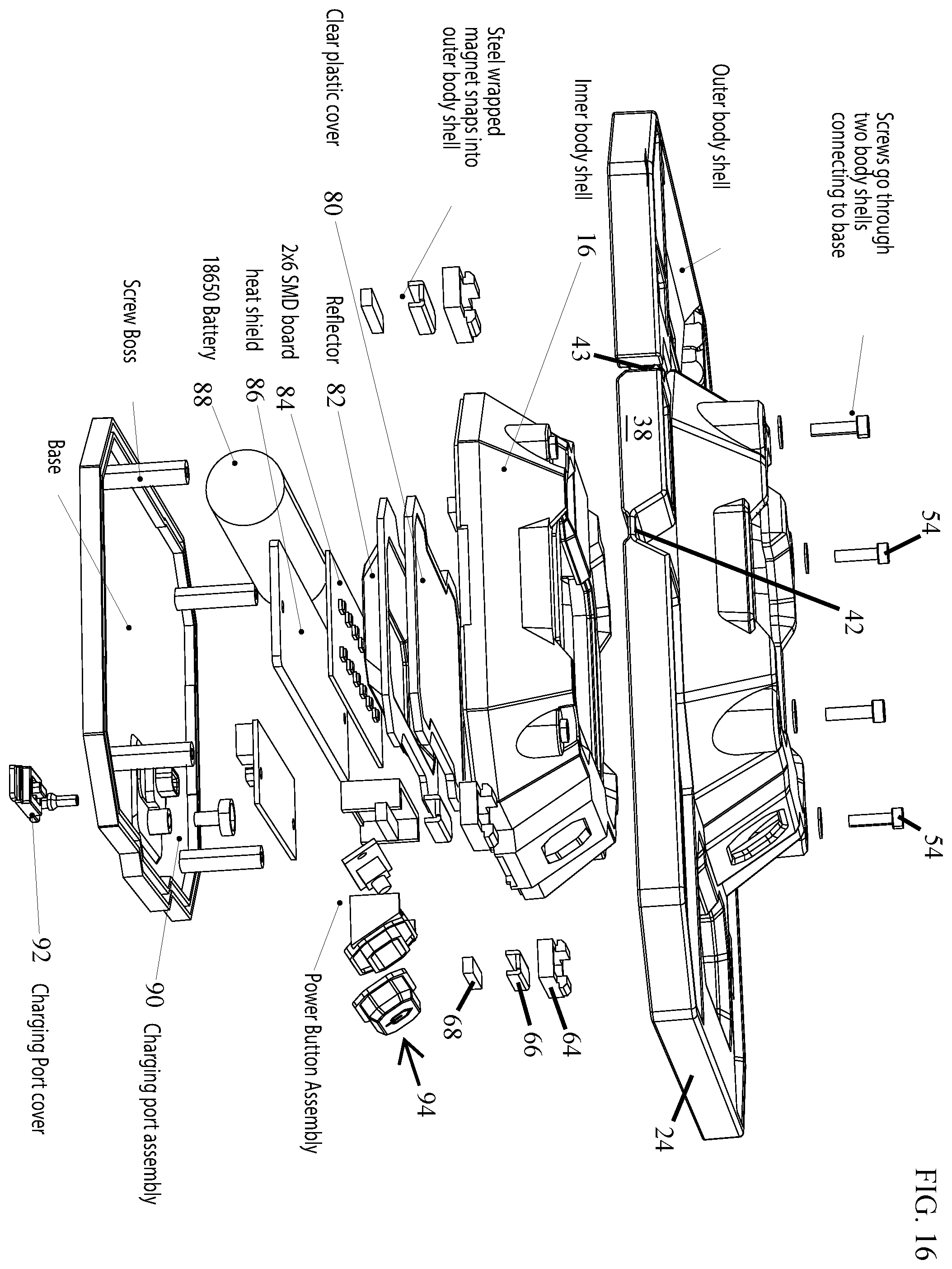 Patent US12129991 Figure 10 – Flexible mat light