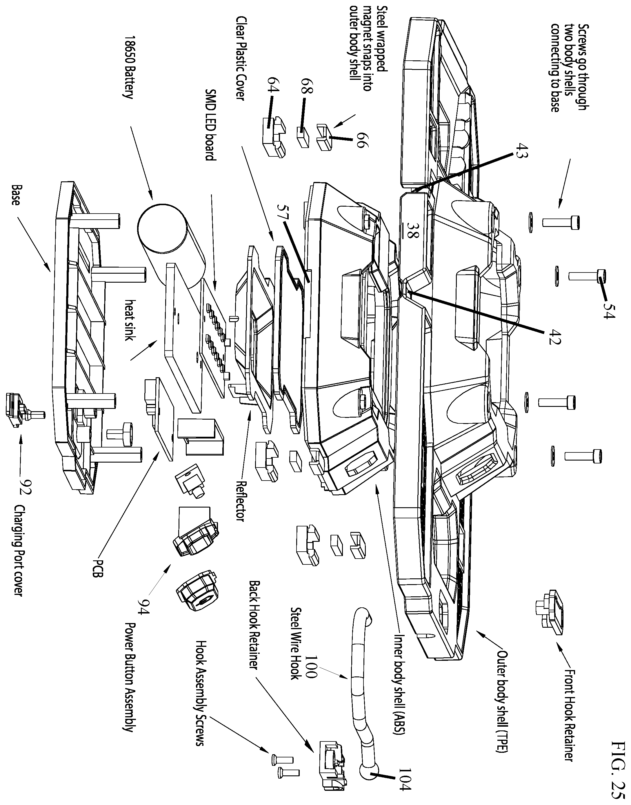 Patent US12129991 Figure 16 – Flexible mat light