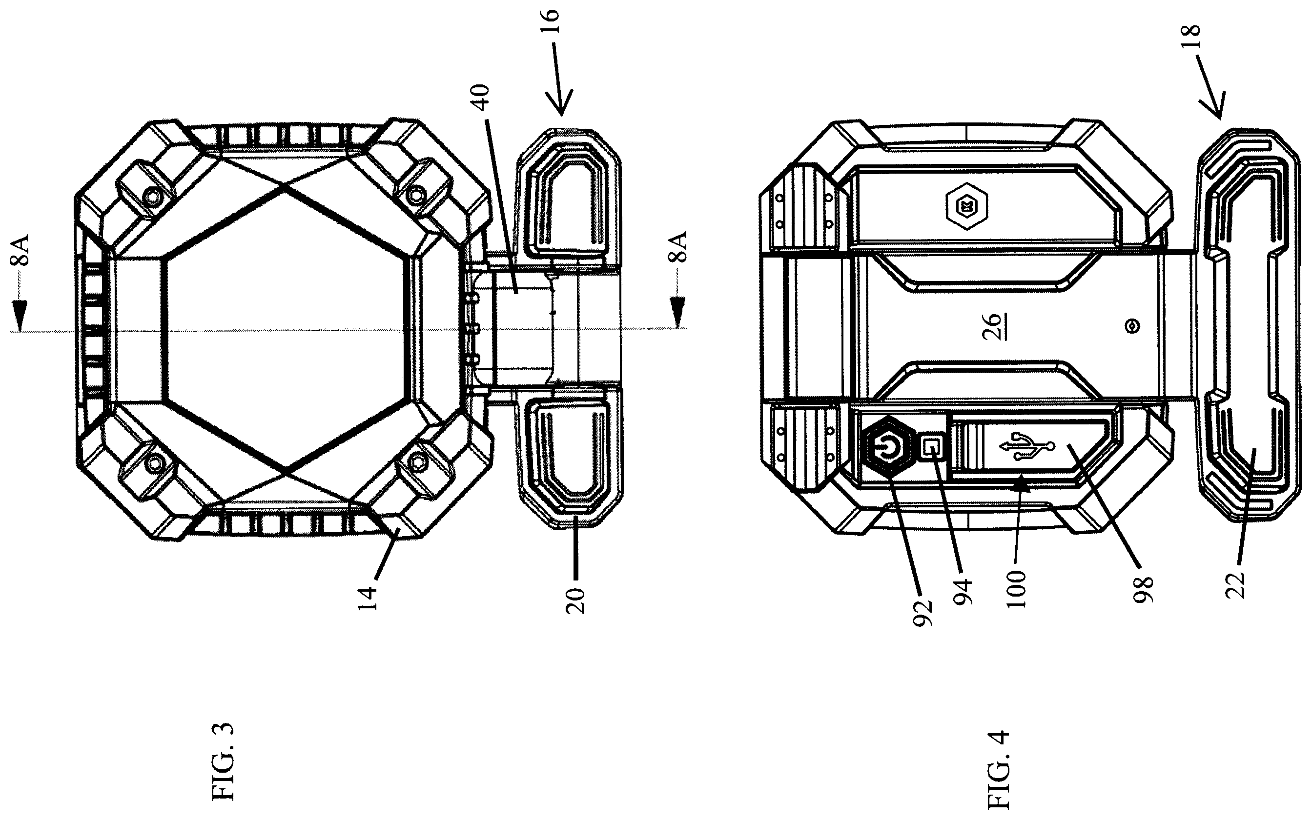 Patent US12129992 Figure 2 – Clamping work light