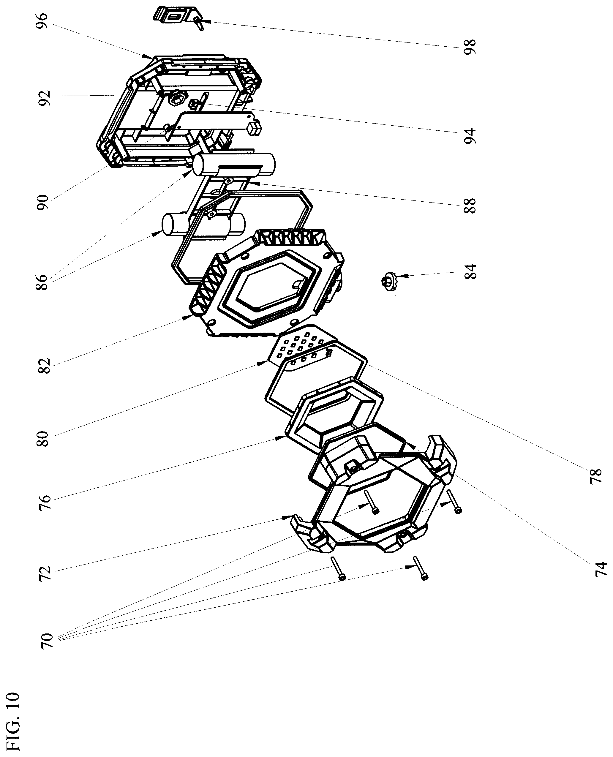 Patent US12129992 Figure 6 – Clamping work light