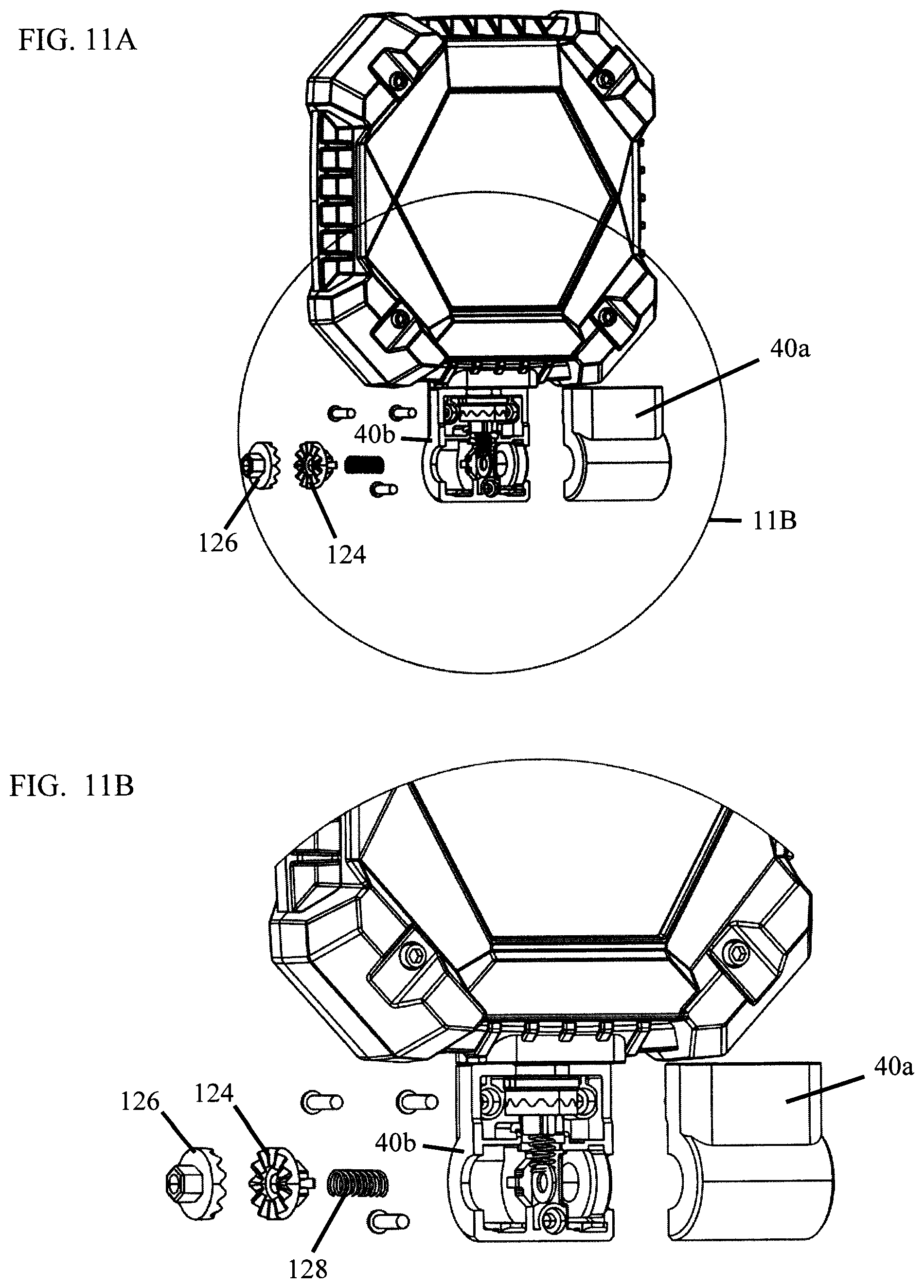 Patent US12129992 Figure 7 – Clamping work light
