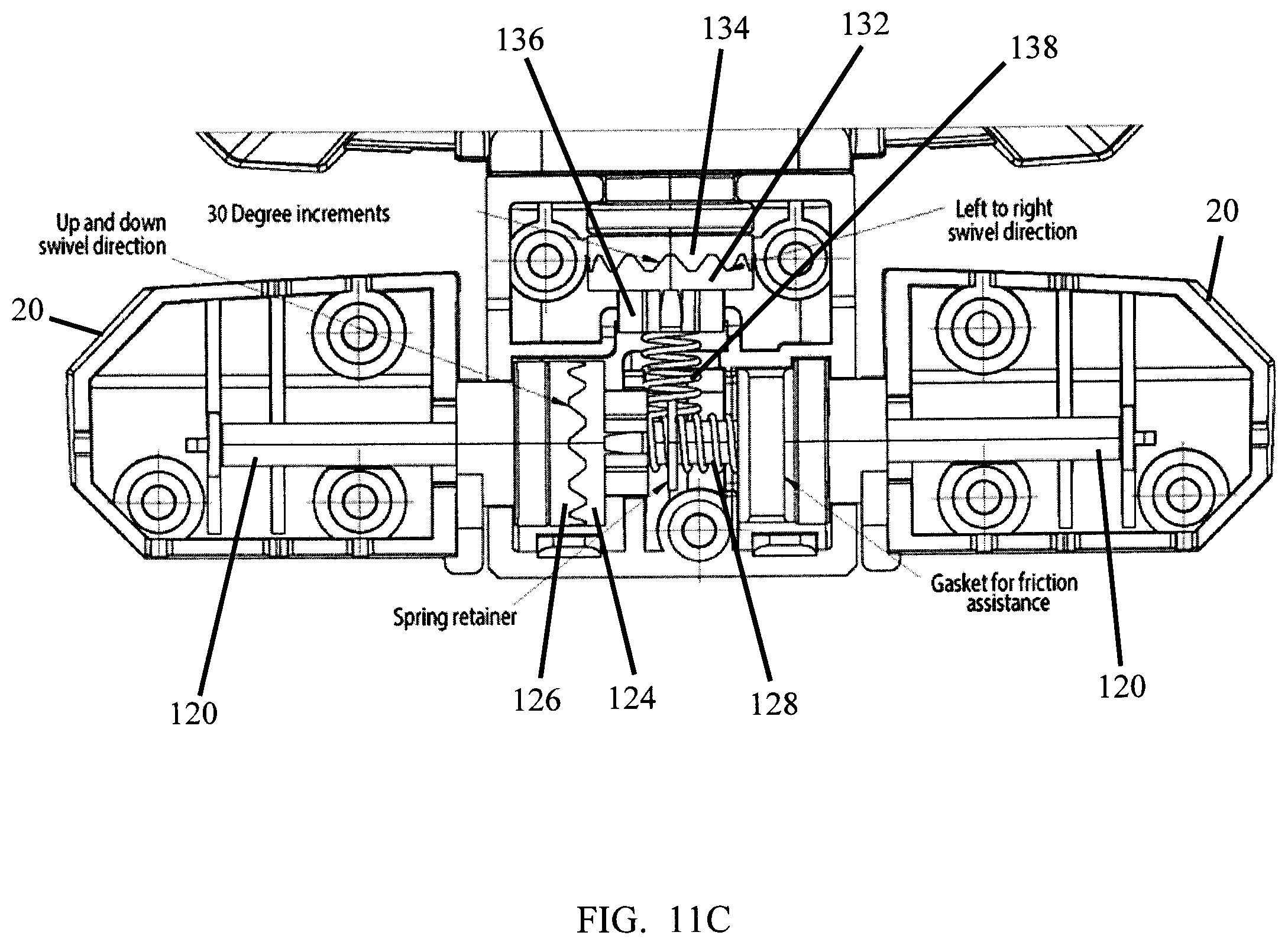 Patent US12129992 Figure 8 – Clamping work light