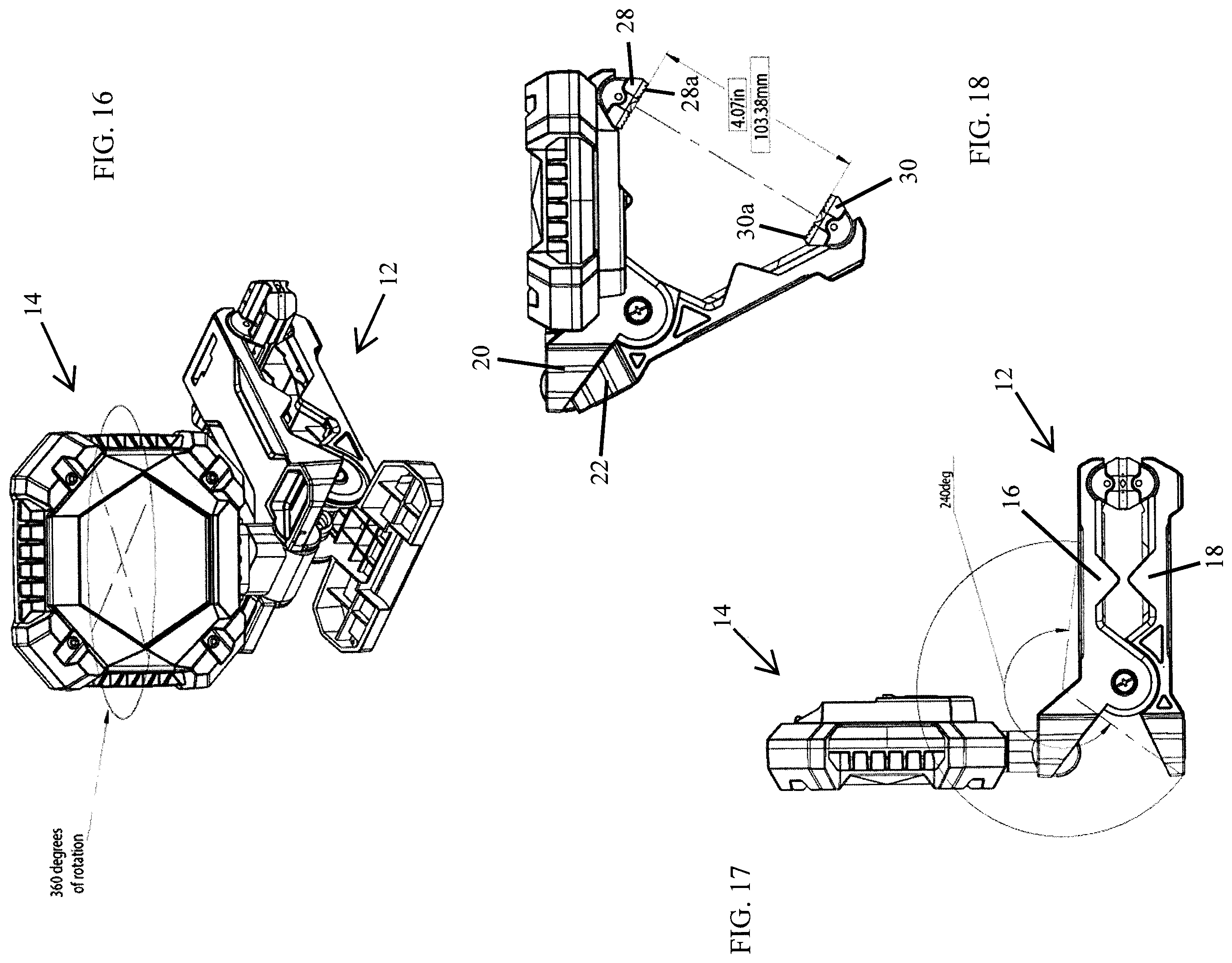 Patent US12129992 Figure 12 – Clamping work light
