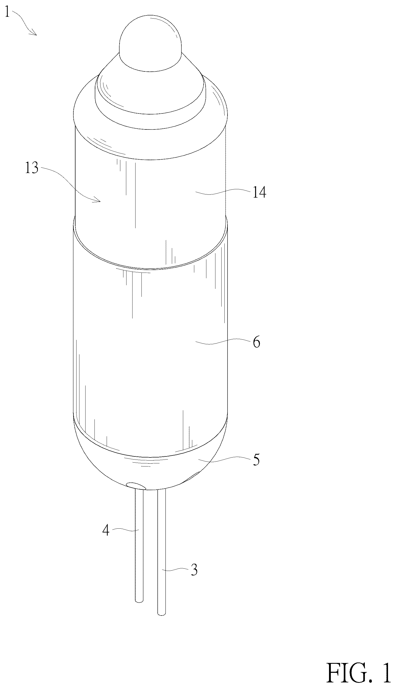 Patent US12129994 Figure 1 – LED Christmas light