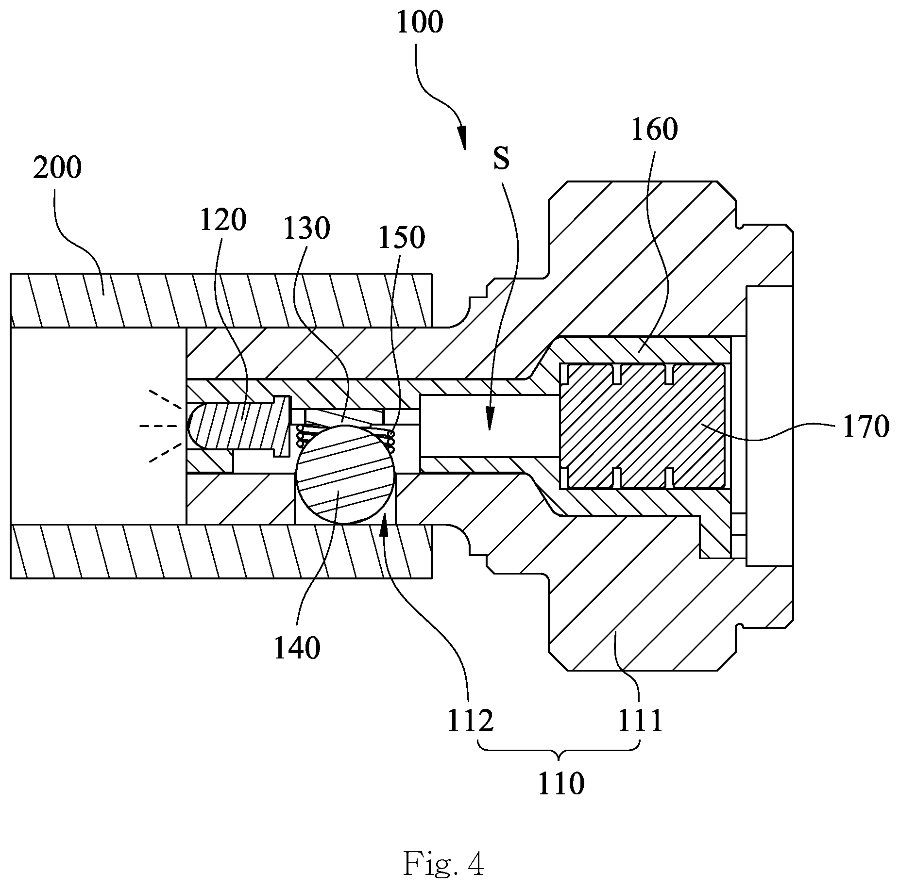 Patent US12129997 Figure 4 – Socket-driven lighting connector, socket-driven lighting device, and operating method of socket-driven lighting device