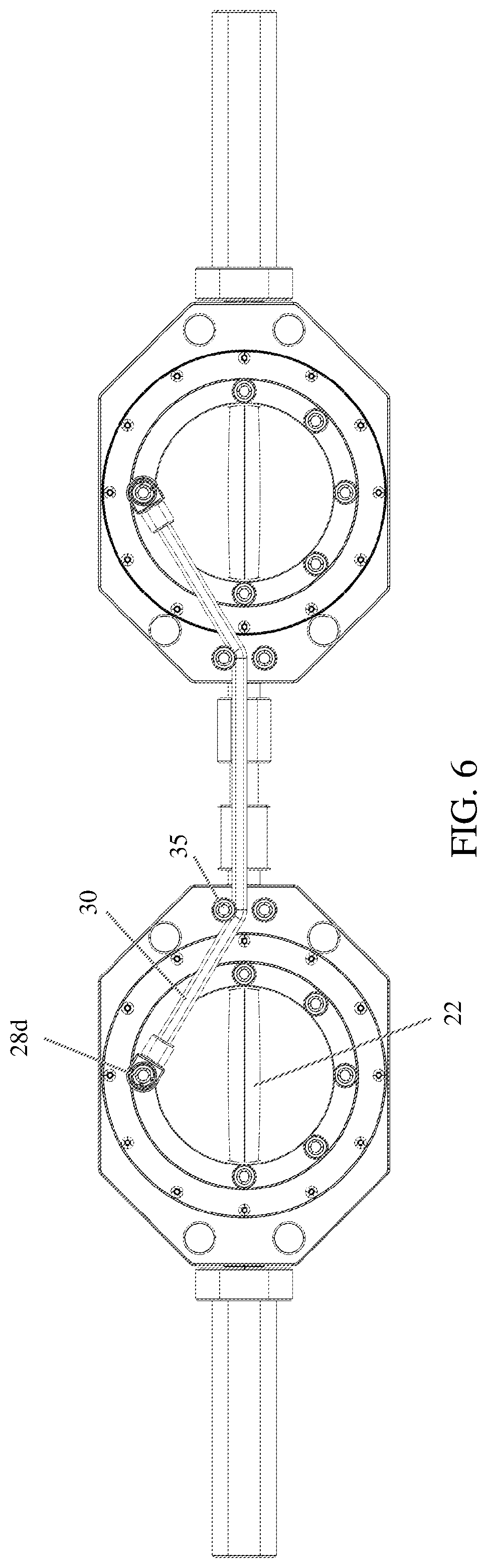 Patent US12134005 Figure 6 – Exercise bar with dynamically rotating hand grips