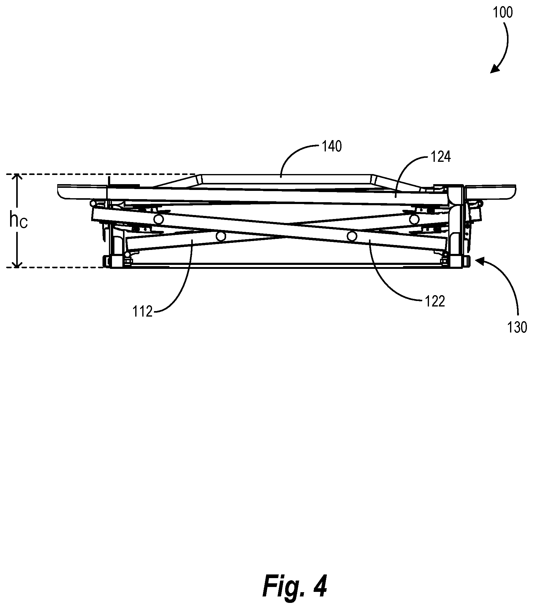 Patent US12134006 Figure 4 – Collapsible freestanding exercise station
