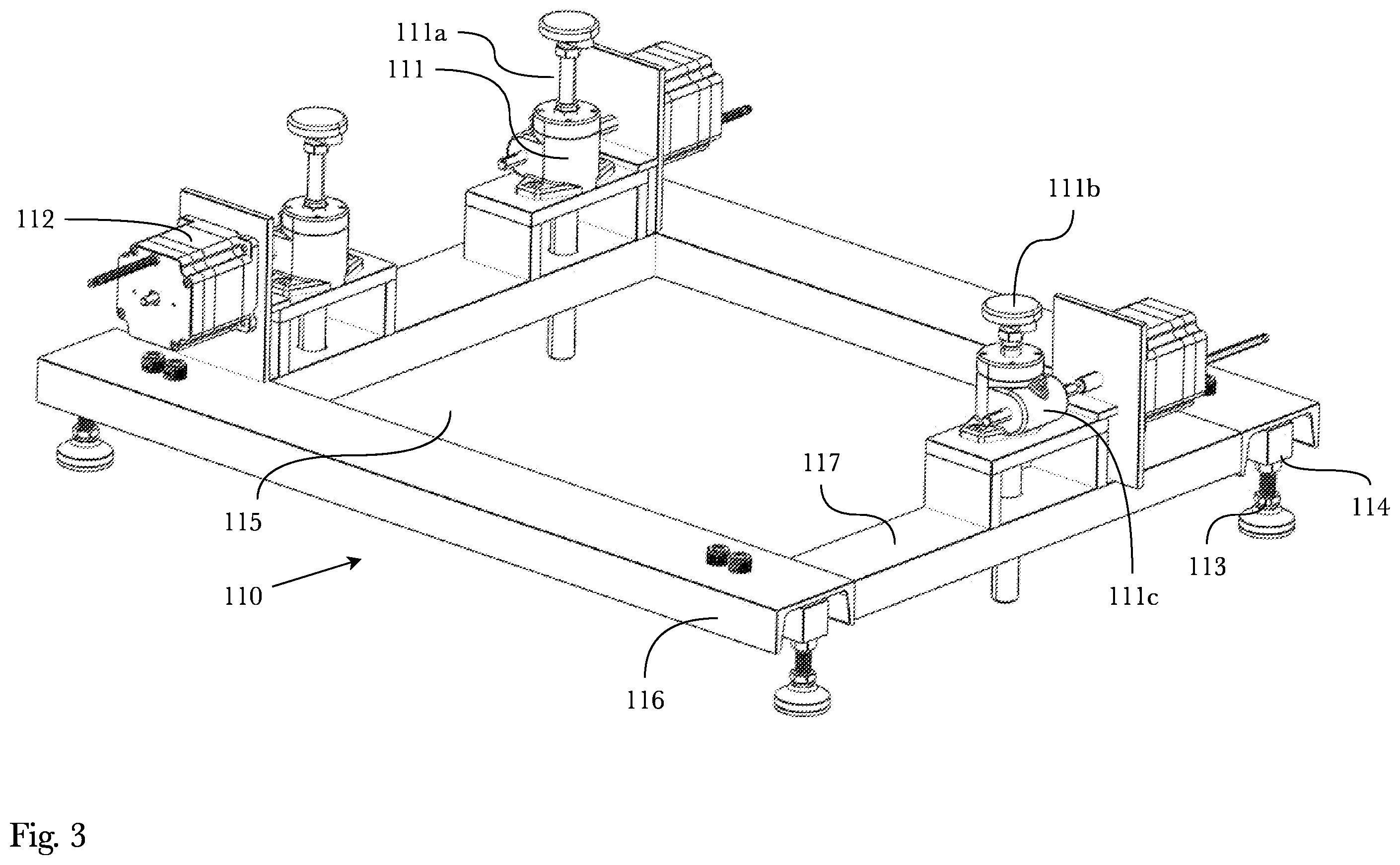 Patent US12134008 Figure 3 – Exercise machine platform for emulation of realistic movement