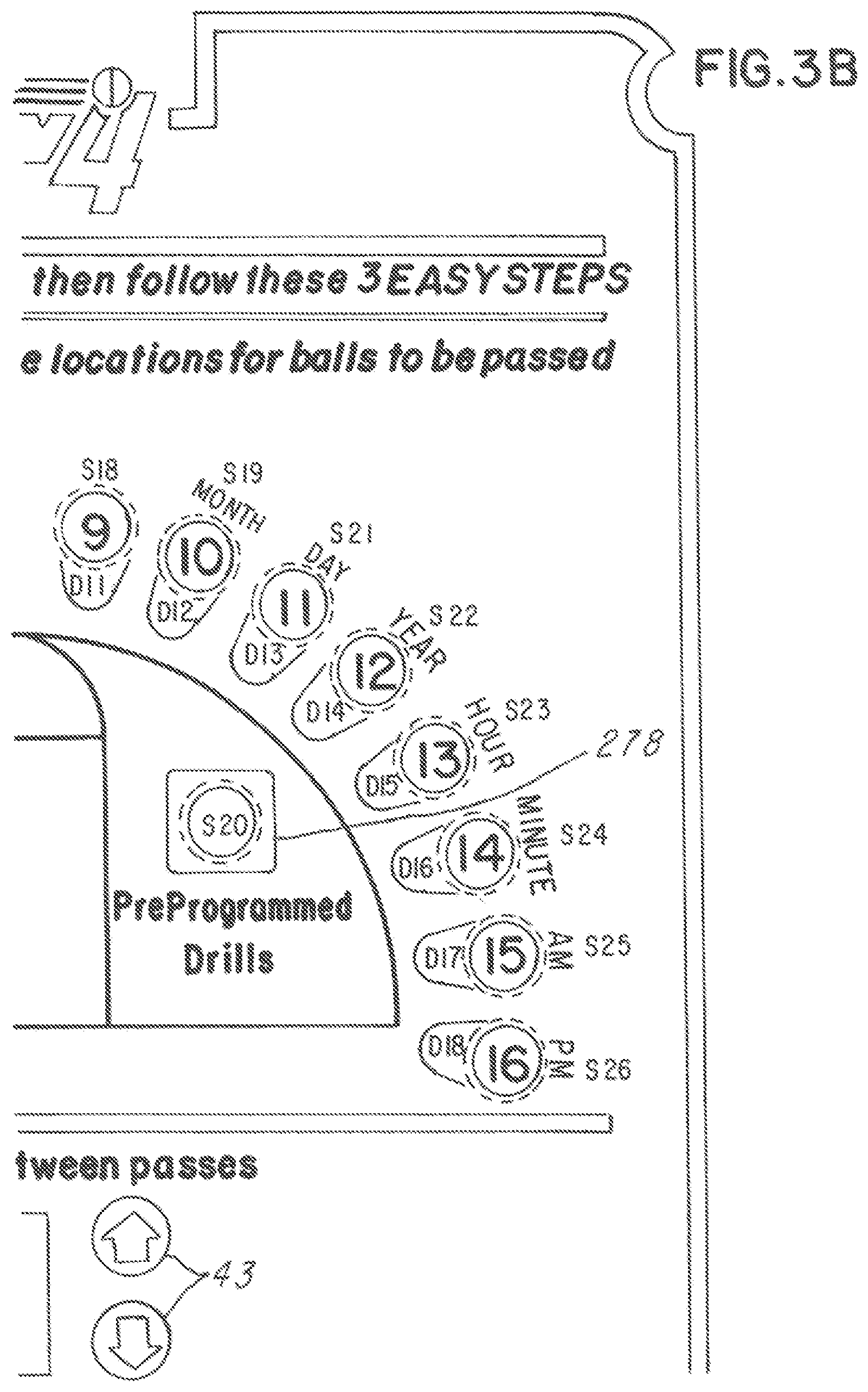 Patent US12134020 Figure 5 – System and method for improving a basketball player's shooting by remote access to shooting information and practice session replication
