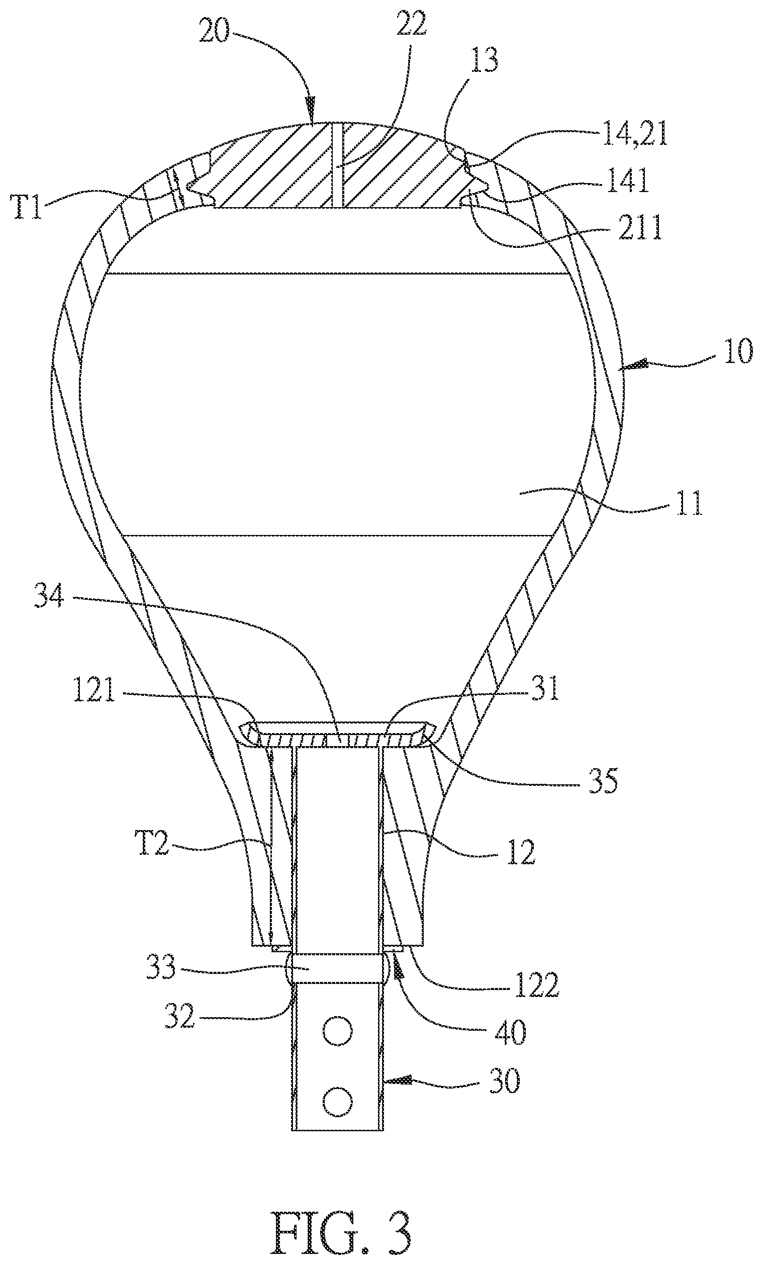 Patent US12134021 Figure 3 – Striking practice device