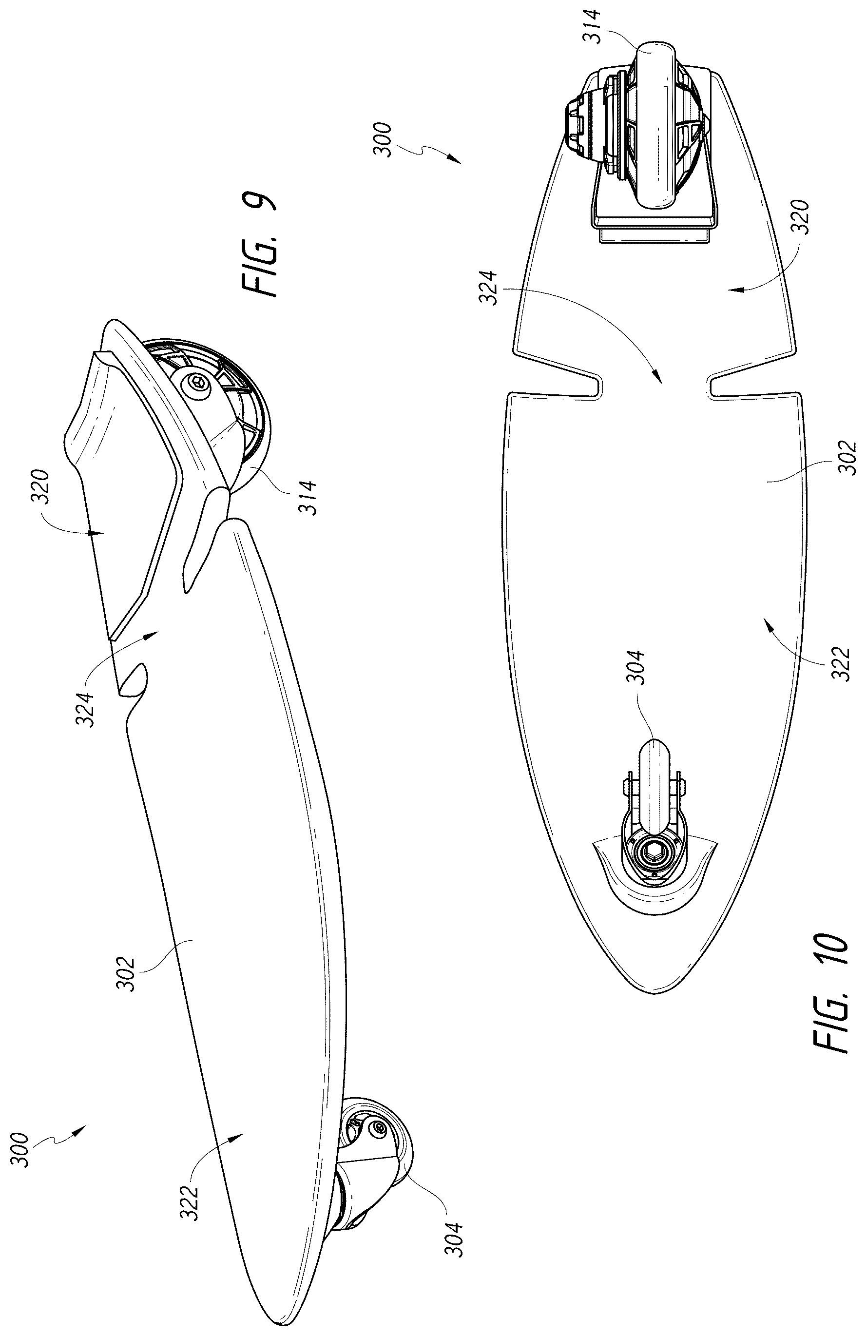 Patent US12134025 Figure 7 – Powered wheeled board