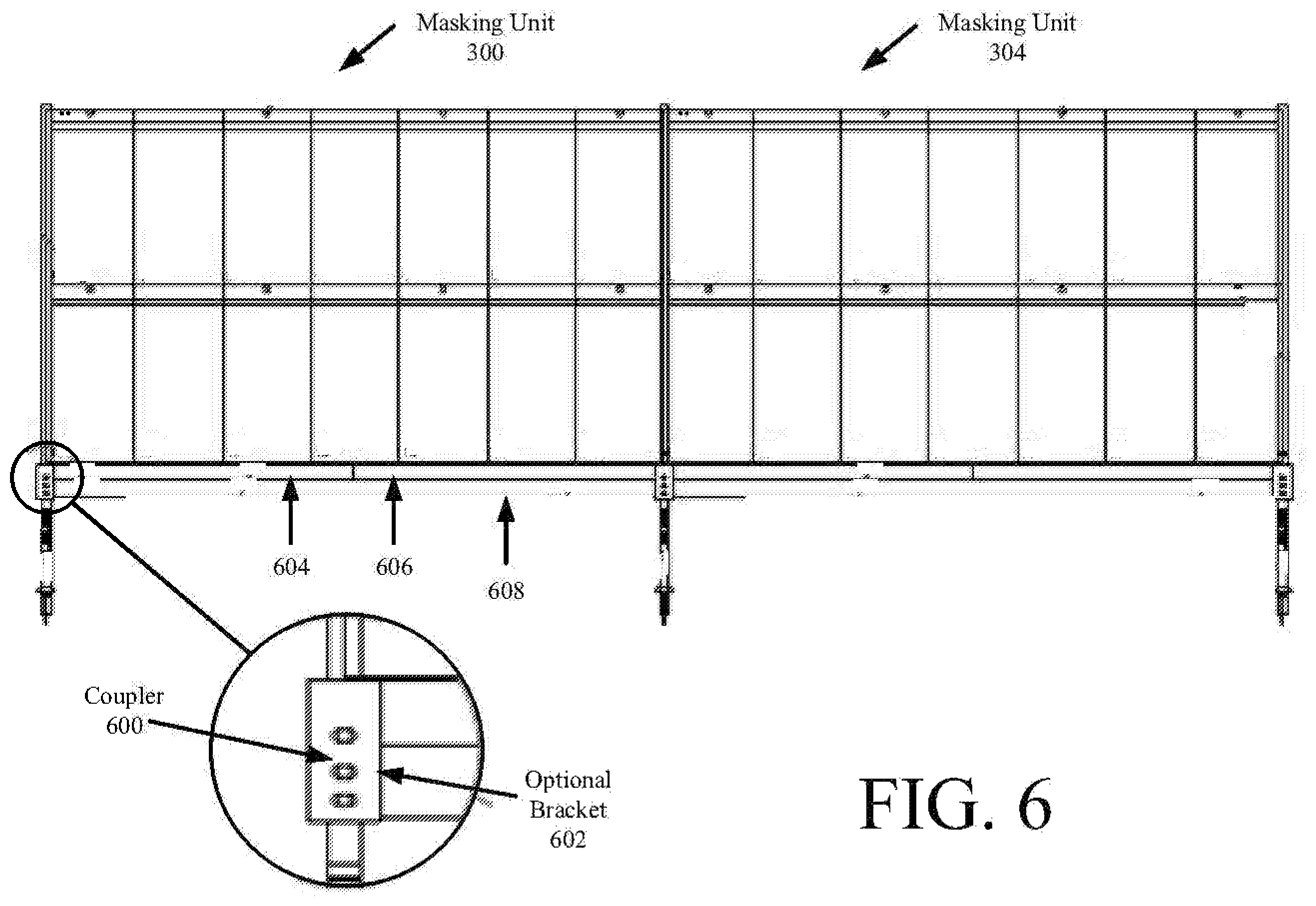 Patent US12134026 Figure 5 – Systems and methods for masking pinsetters of bowling lanes