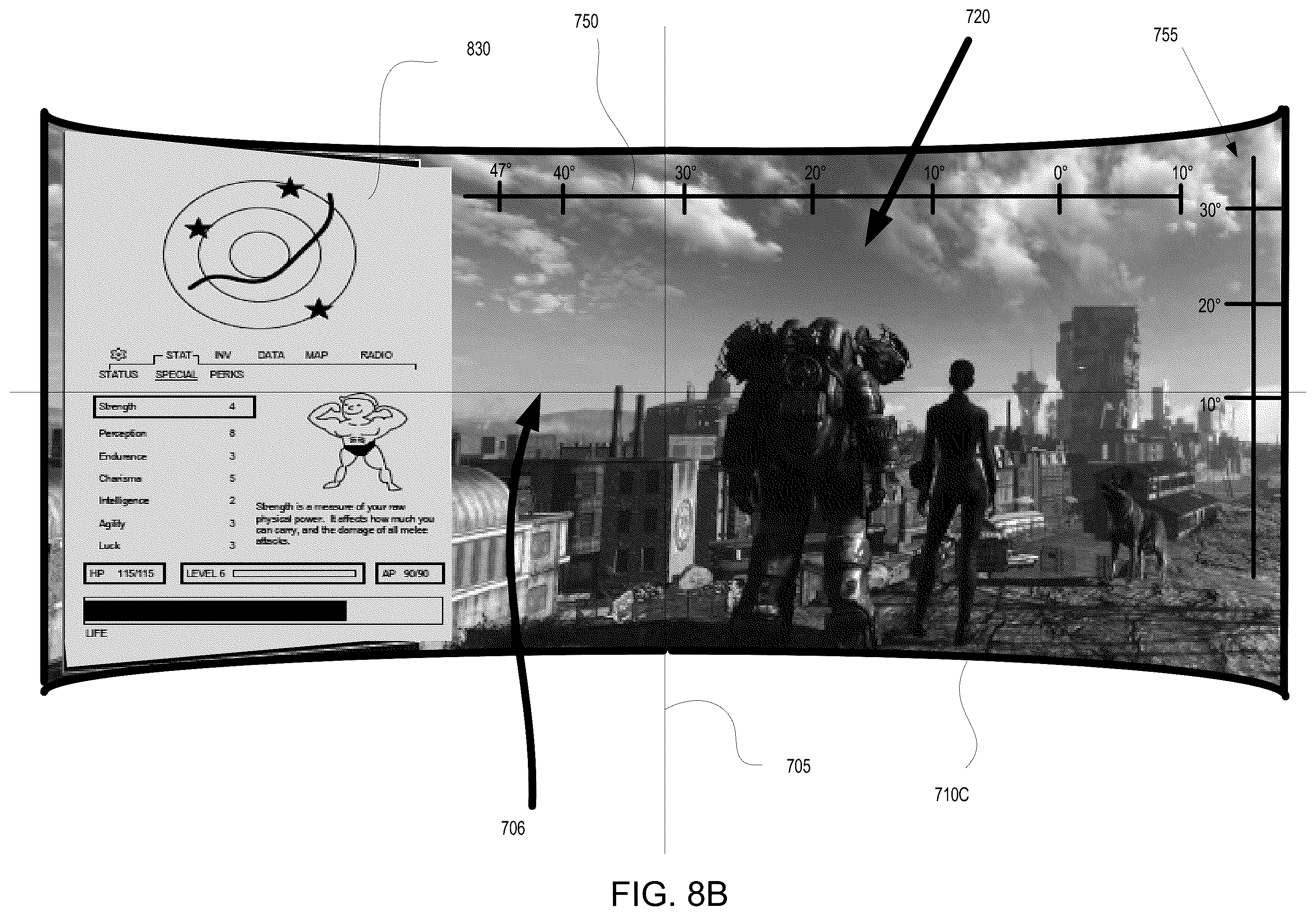 Patent US12134037 Figure 19 – Method and system for directing user attention to a location based game play companion application