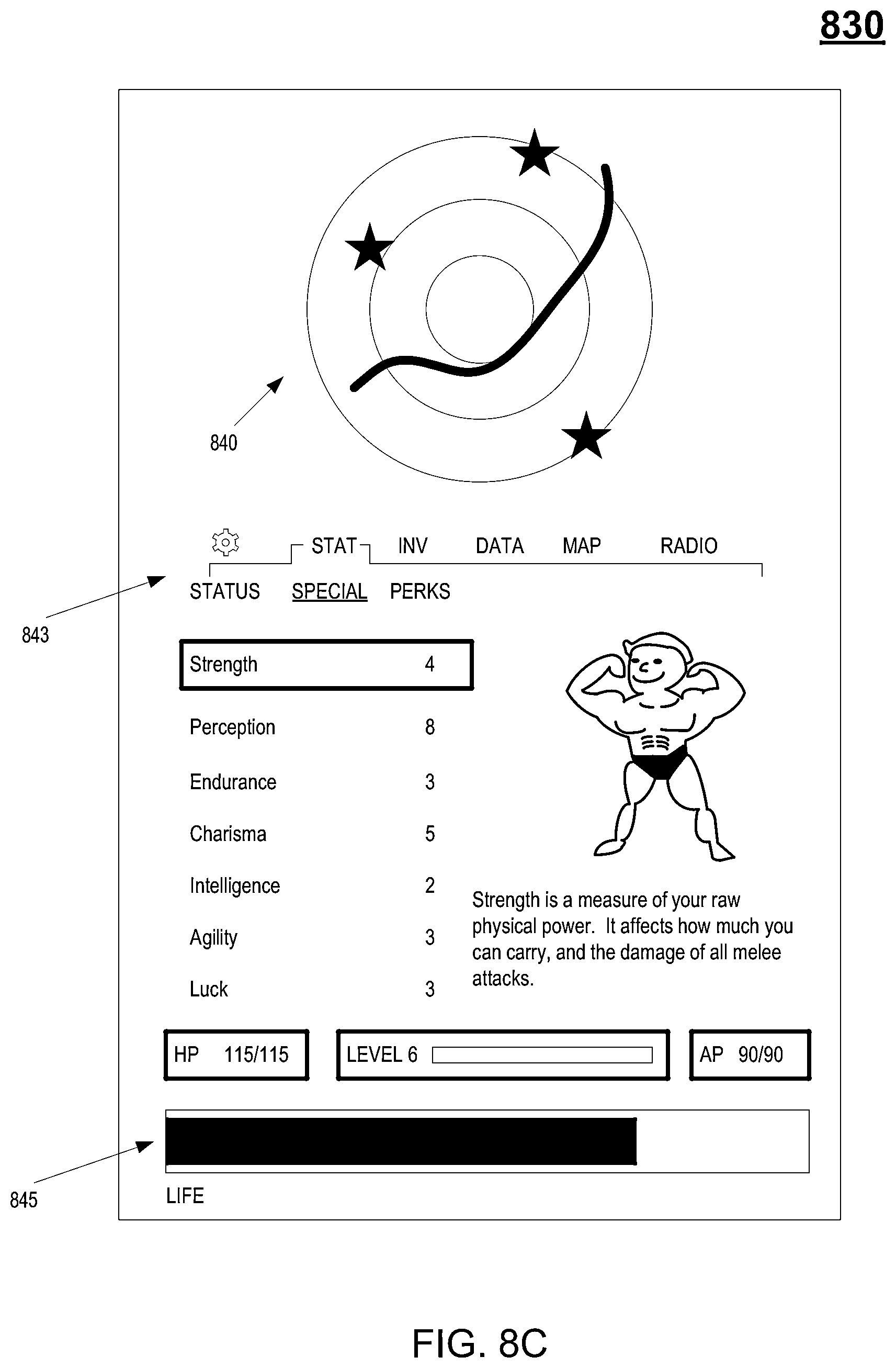 Patent US12134037 Figure 20 – Method and system for directing user attention to a location based game play companion application
