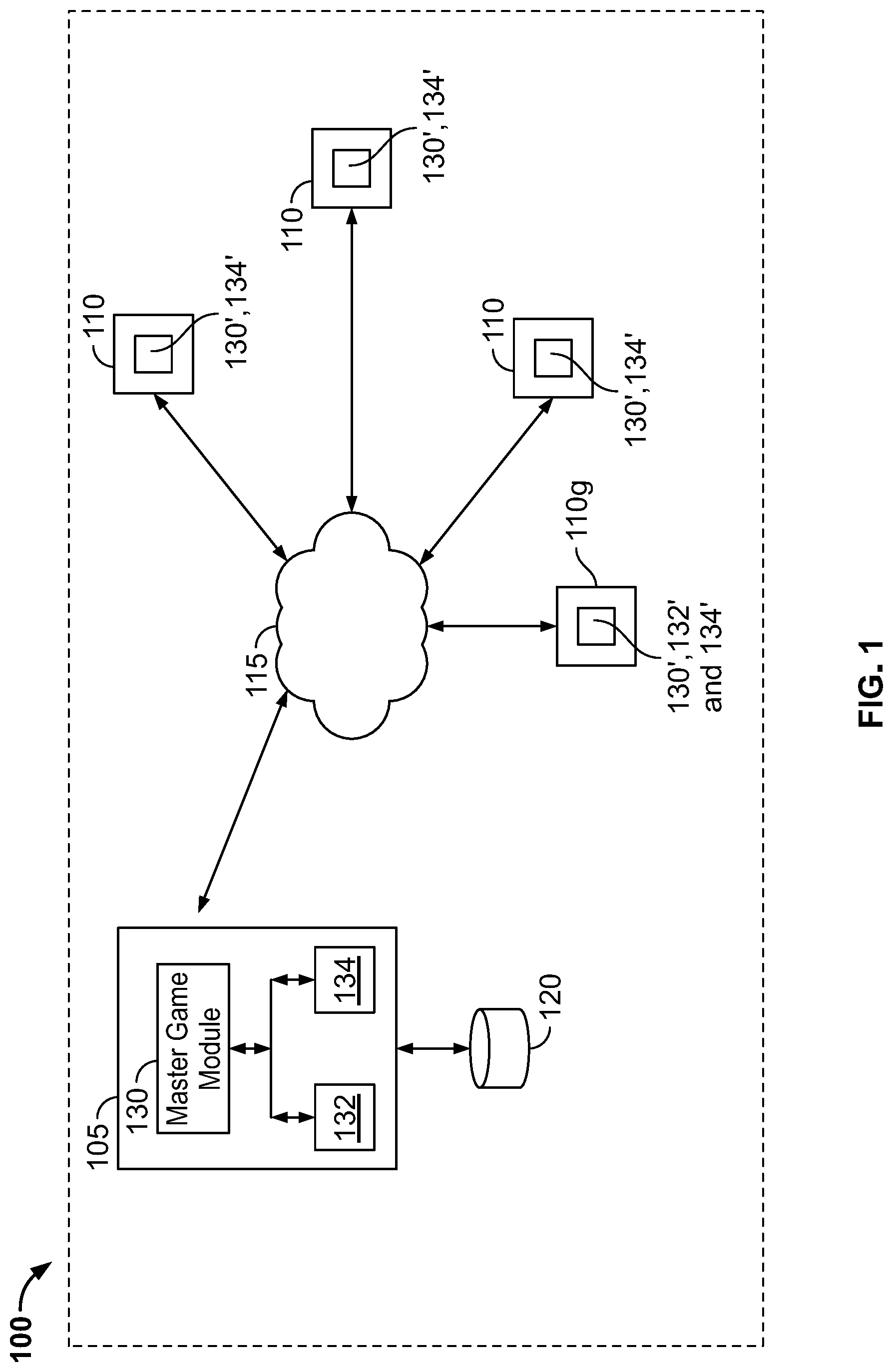 Patent US12134038 Figure 1 – Methods and systems for generating proxy level of detail visual assets in a video game