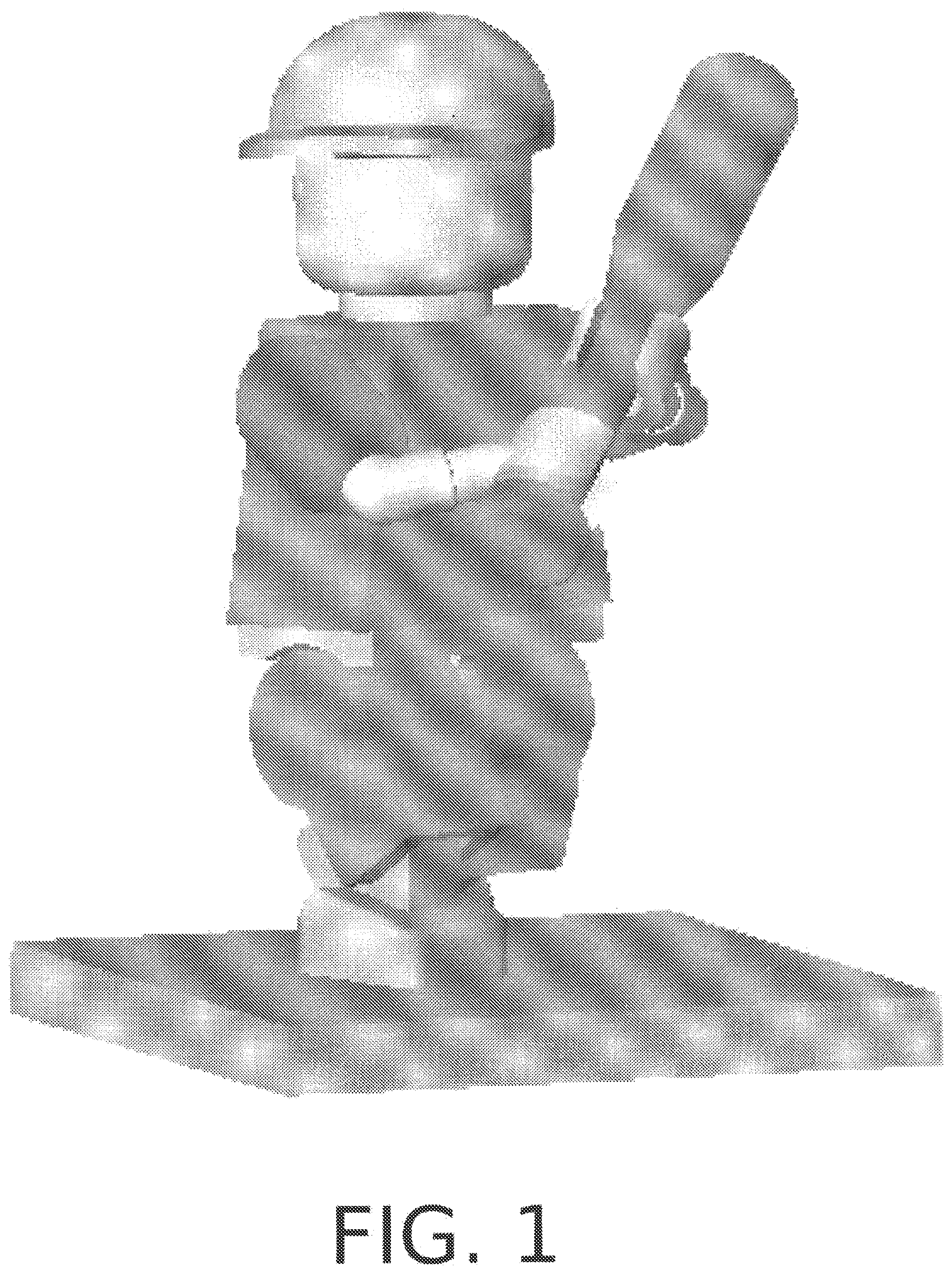 Patent US12134044 Figure 1 – Toy sports-player figure