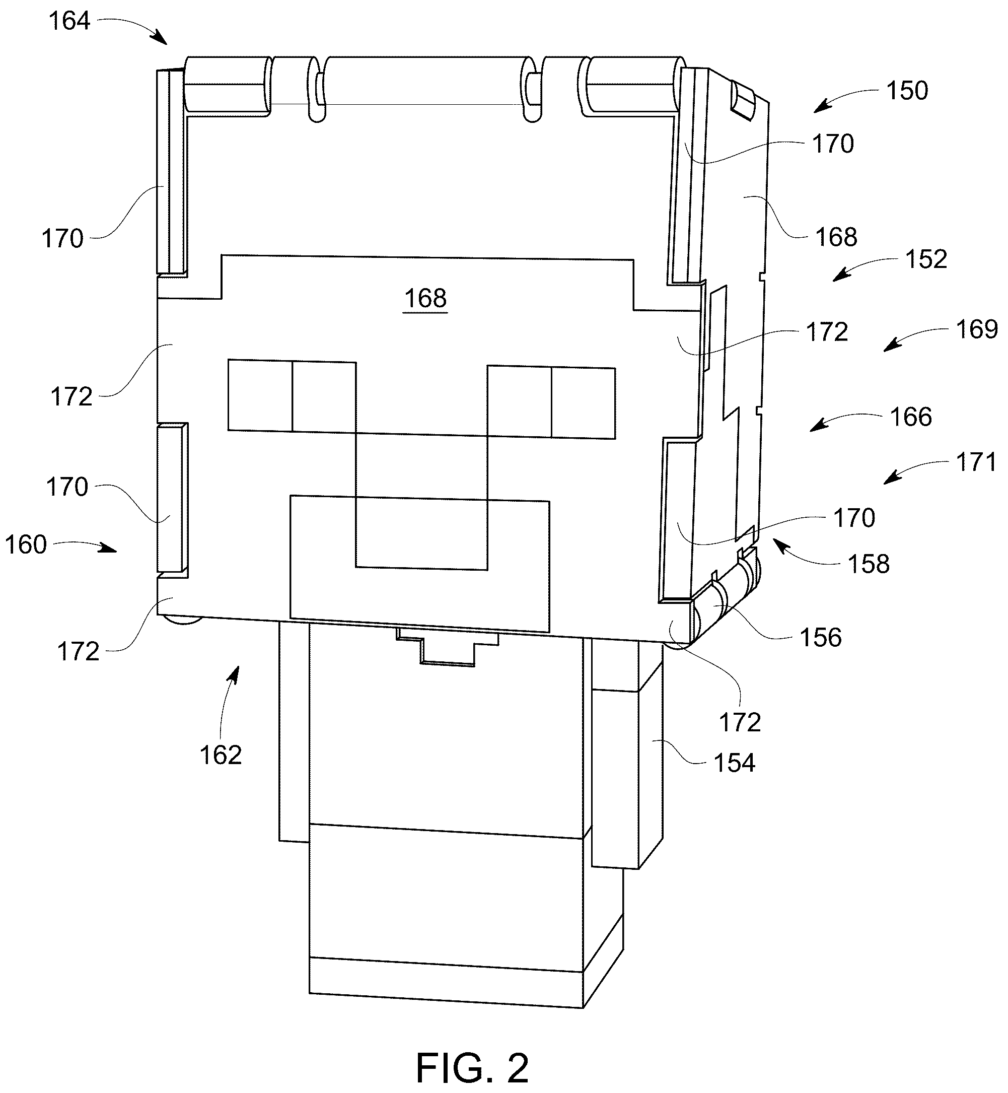 Patent US12134045 Figure 2 – Adjustable toy figure