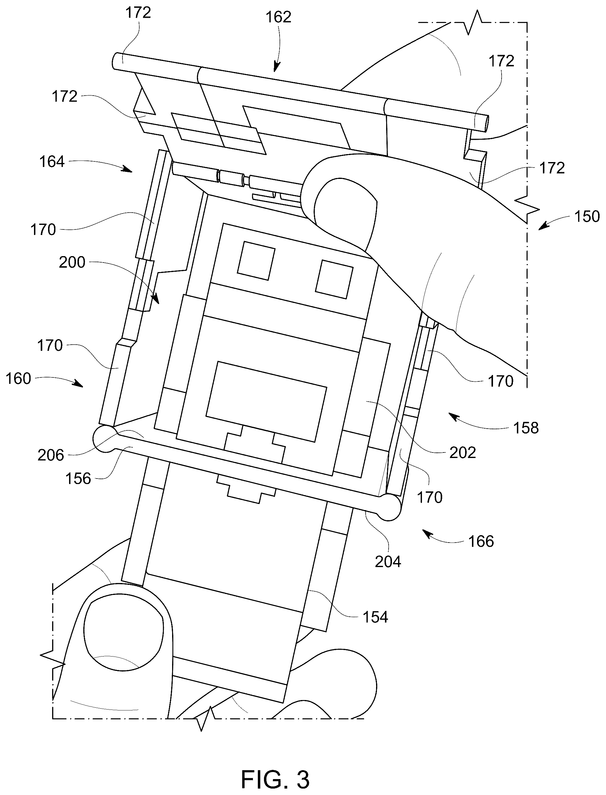 Patent US12134045 Figure 3 – Adjustable toy figure