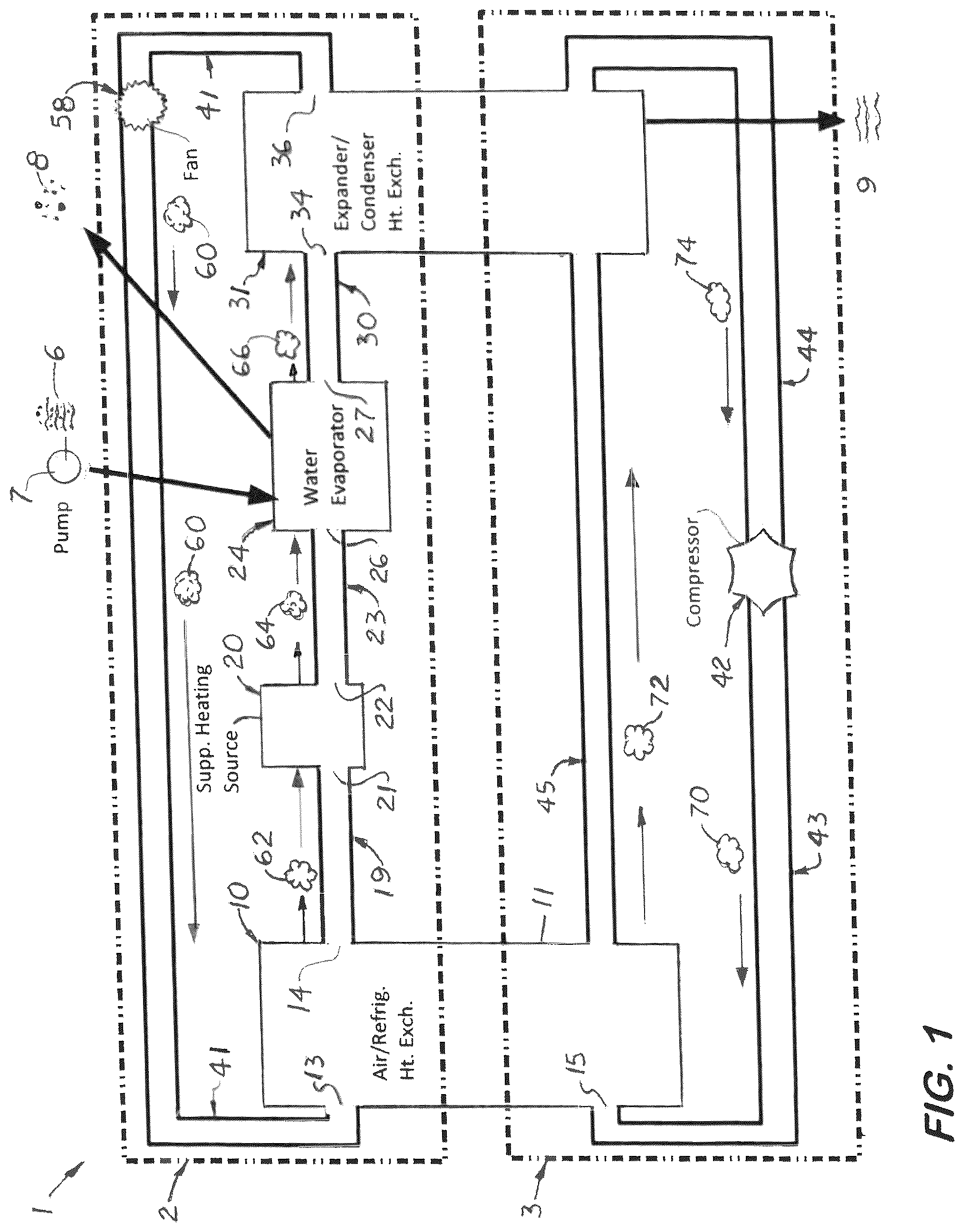 Patent US12134046 Figure 1 – Efficient water purification system and method