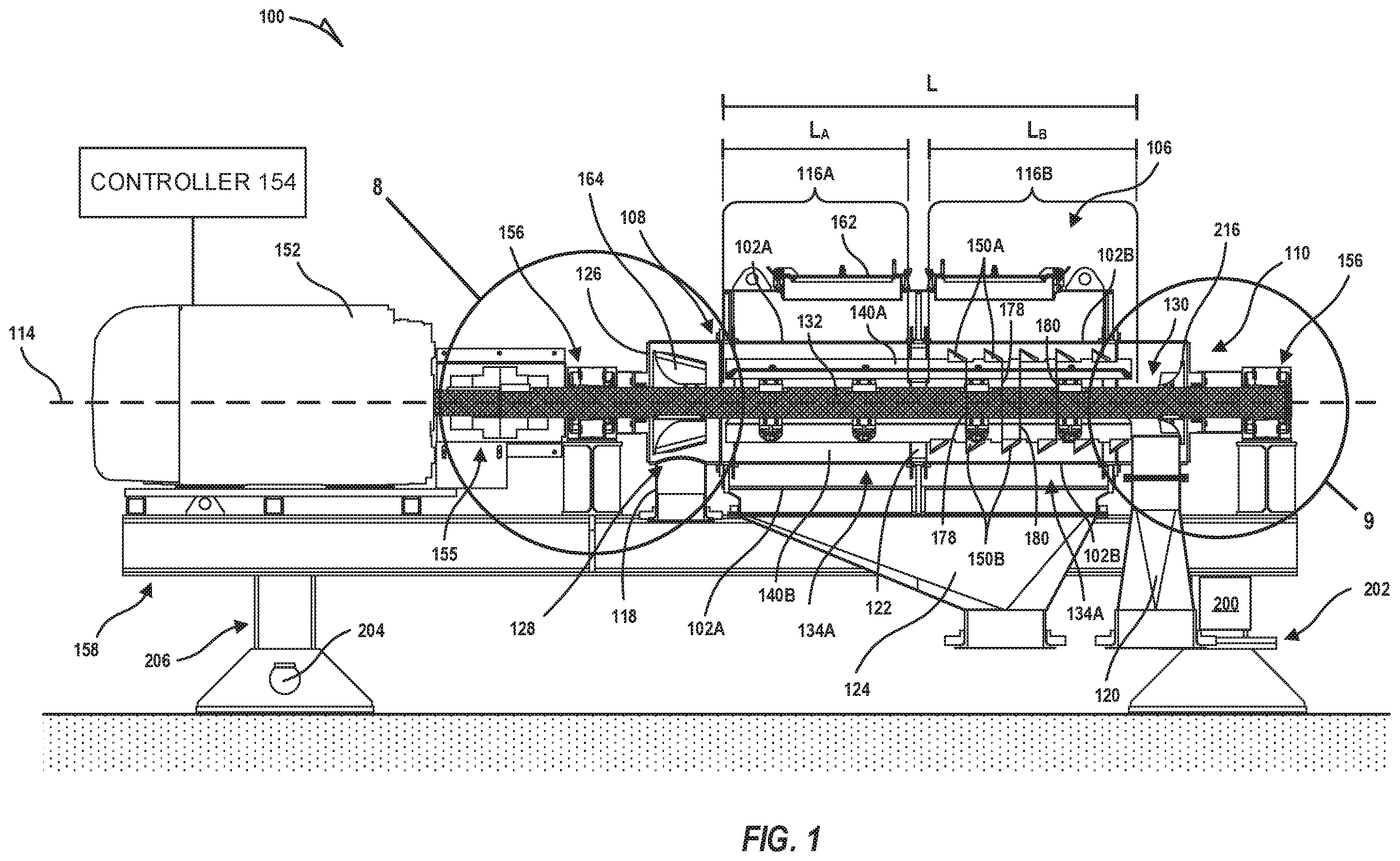 Patent US12134049 Figure 1 – Mechanical separation device