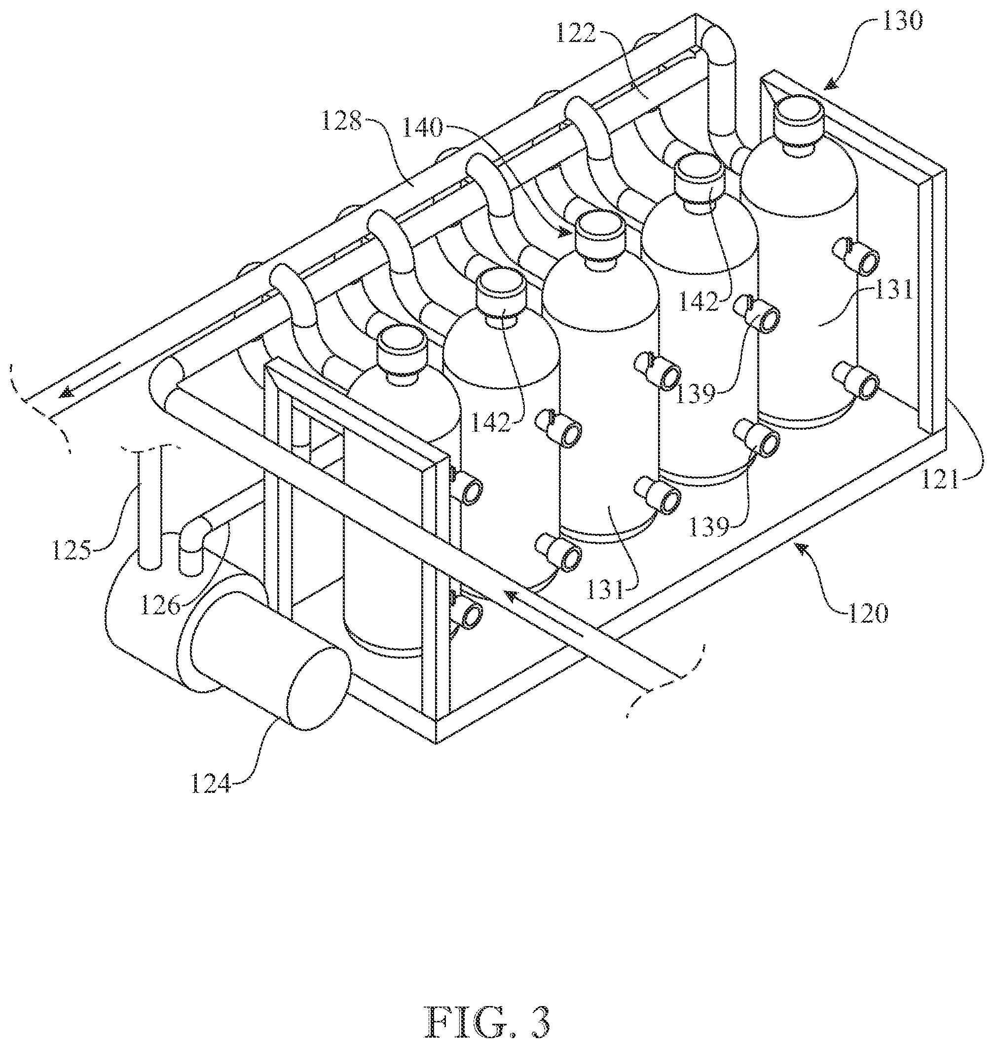 Patent US12134051 Figure 3 – Contaminated water purification system