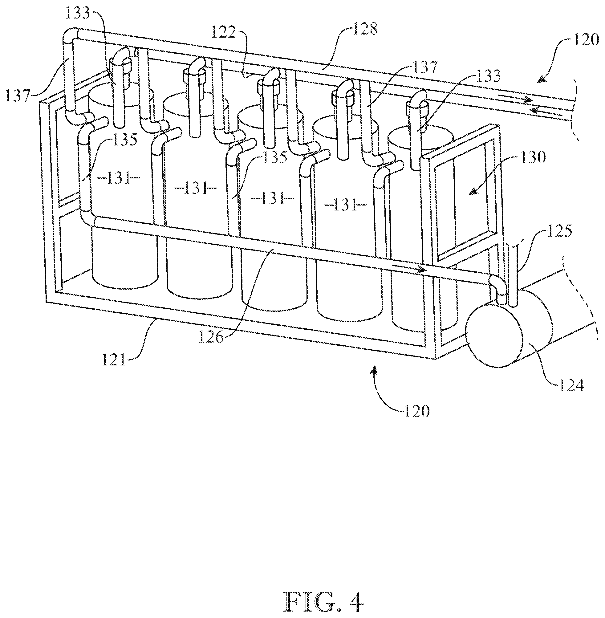 Patent US12134051 Figure 4 – Contaminated water purification system