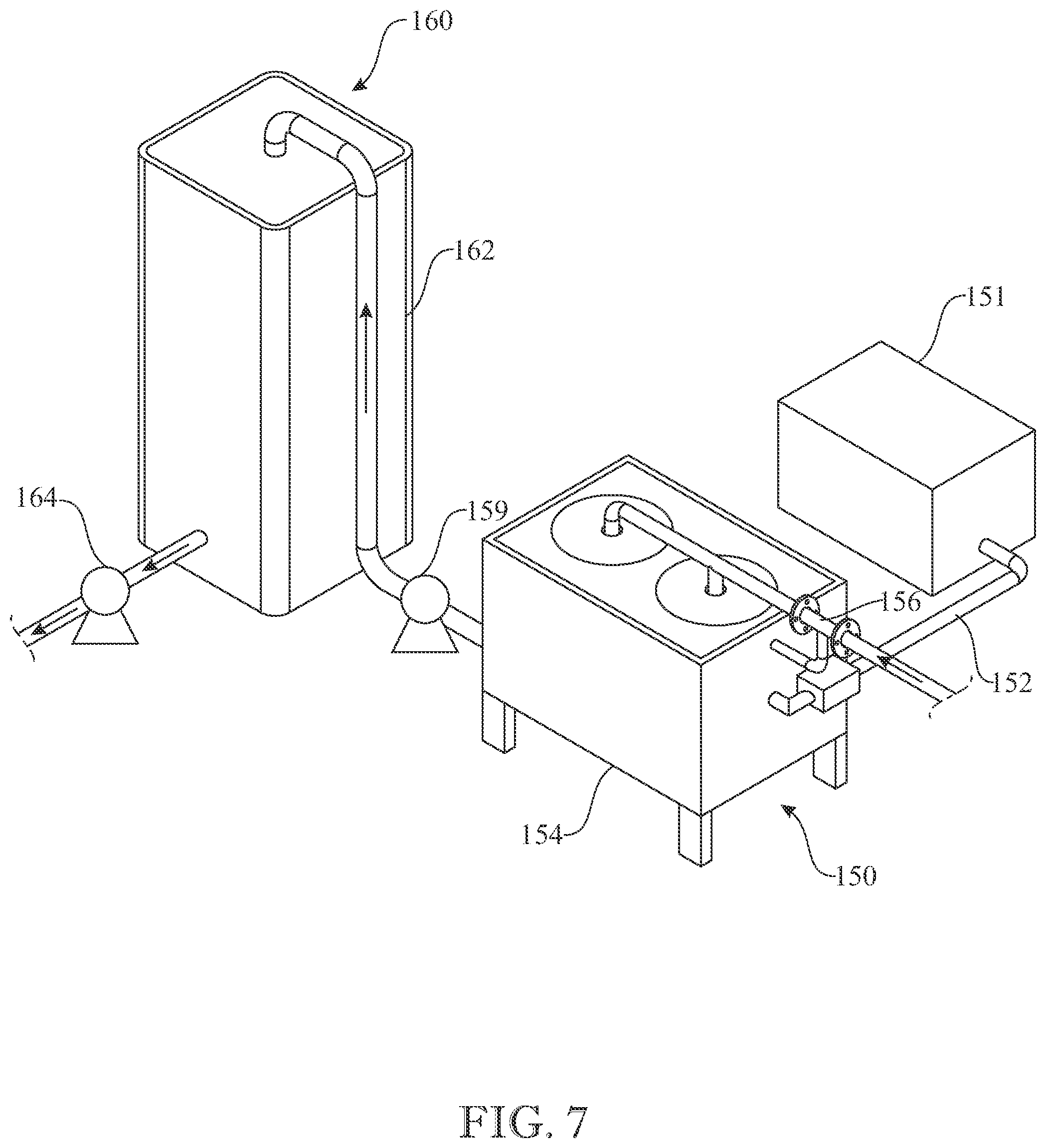 Patent US12134051 Figure 7 – Contaminated water purification system