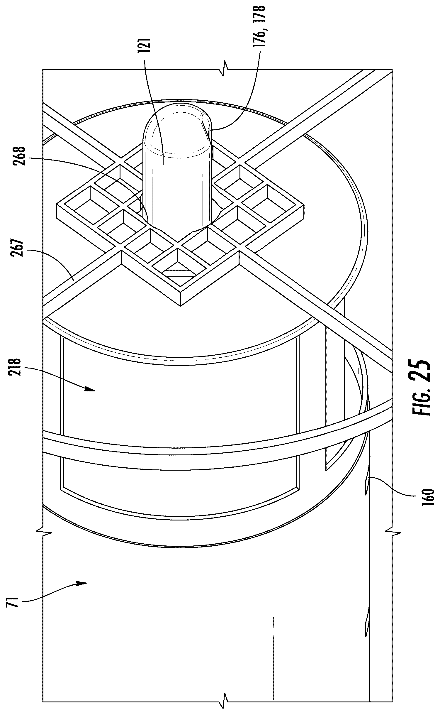Patent US12134056 Figure 14 – Filter elements, coalescing baffles, filtration vessel and methods