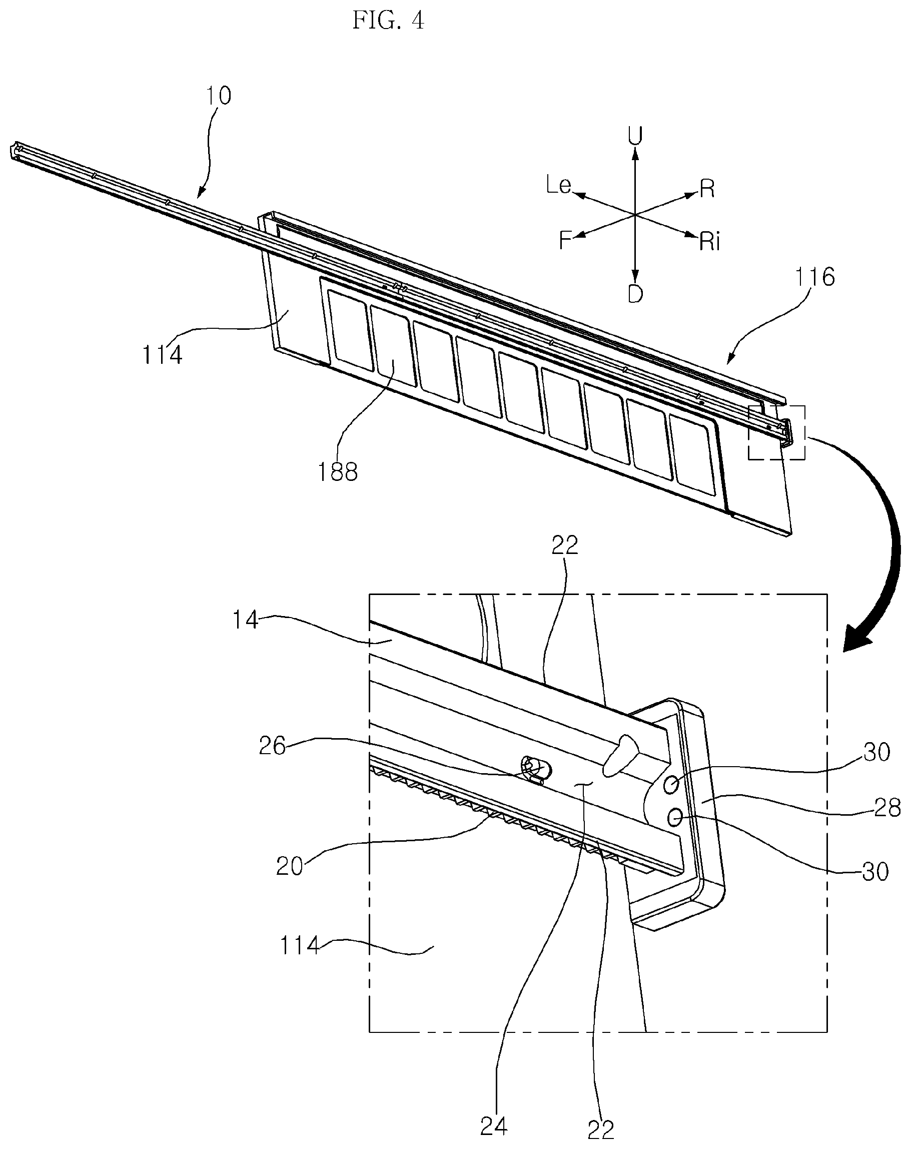 Patent US12134058 Figure 4 – Filter cleaner and air-processing apparatus including filter cleaner