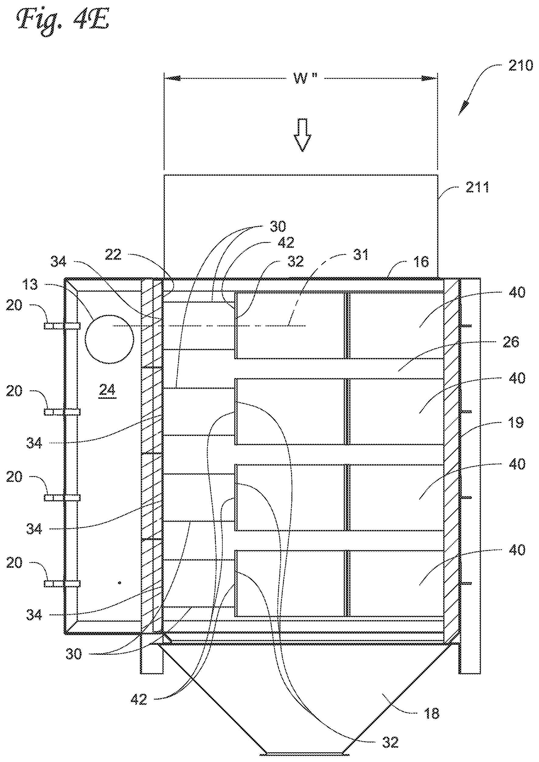 Patent US12134060 Figure 6 – Filter systems with dirty air chamber spacer elements and methods of using the same
